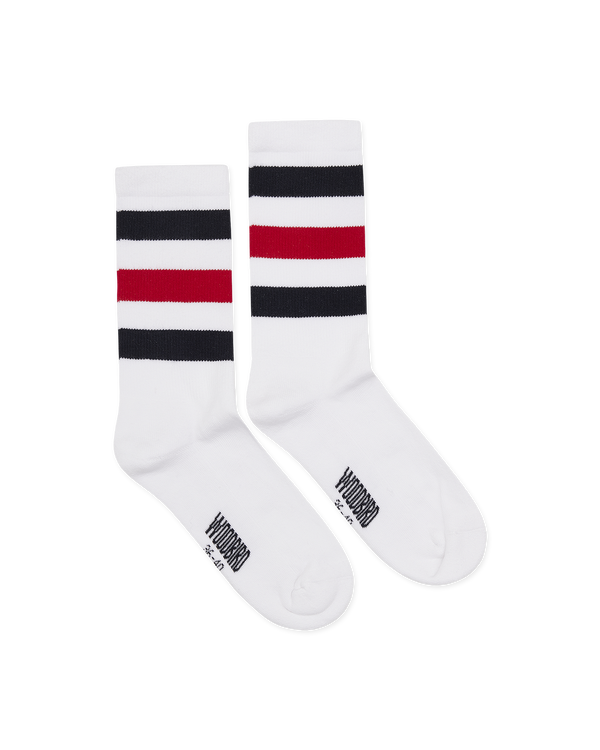 Woodbird WBTennis Socks 2 pack Accessories White-Navy-Red