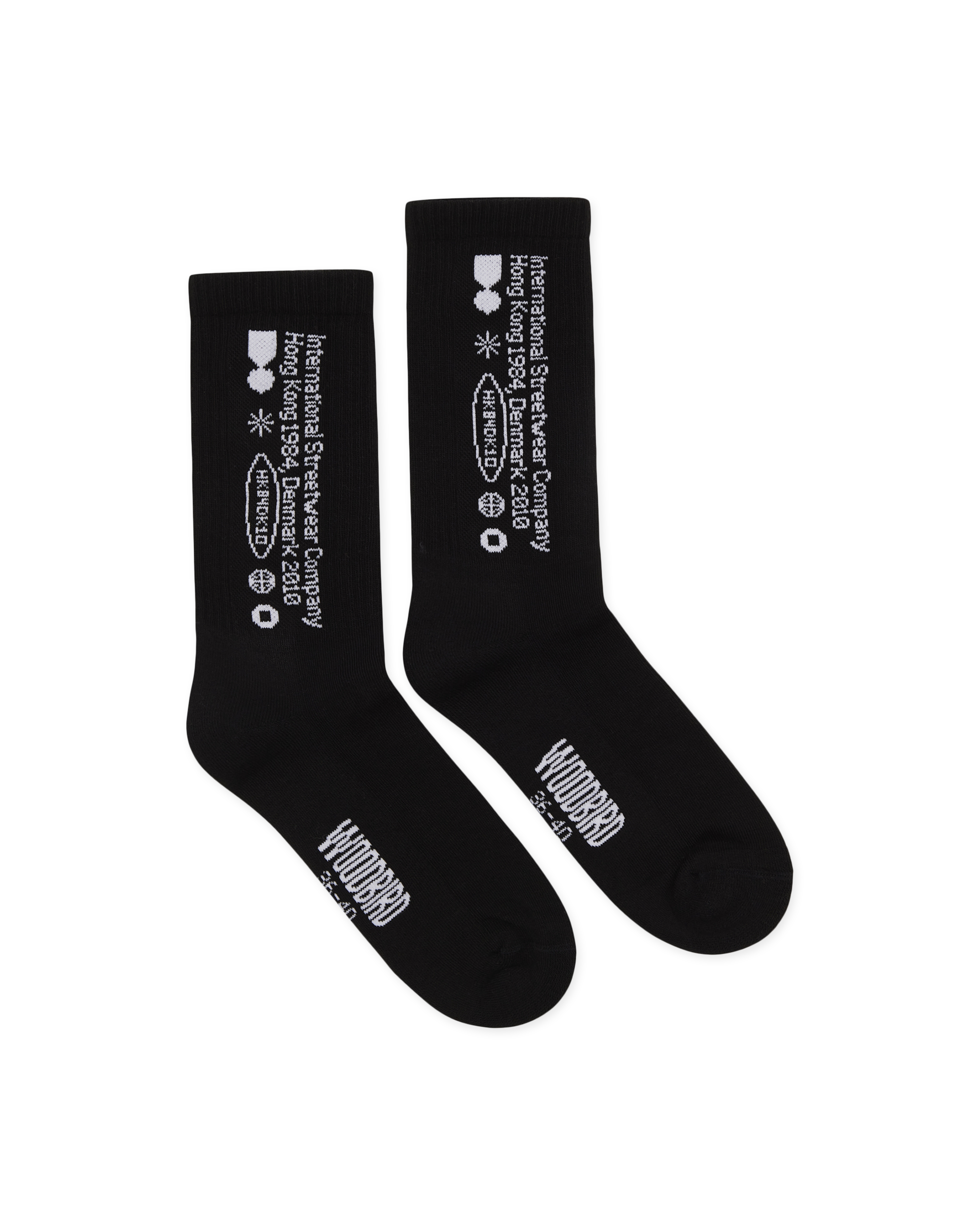 Woodbird WBTennis Tech Socks 2 Pack Accessories Black