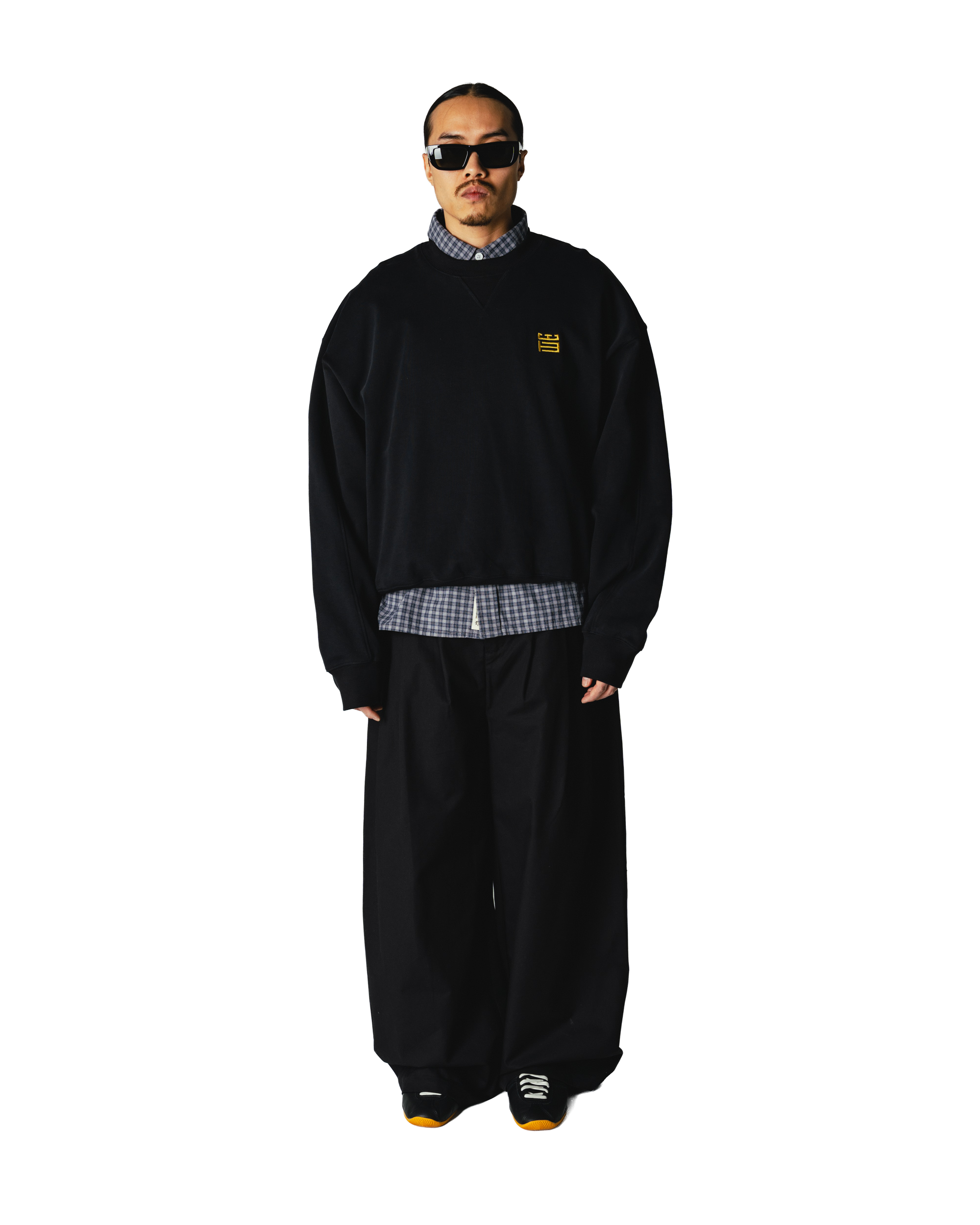 Woodbird WBWake Twist Crew Sweats Black