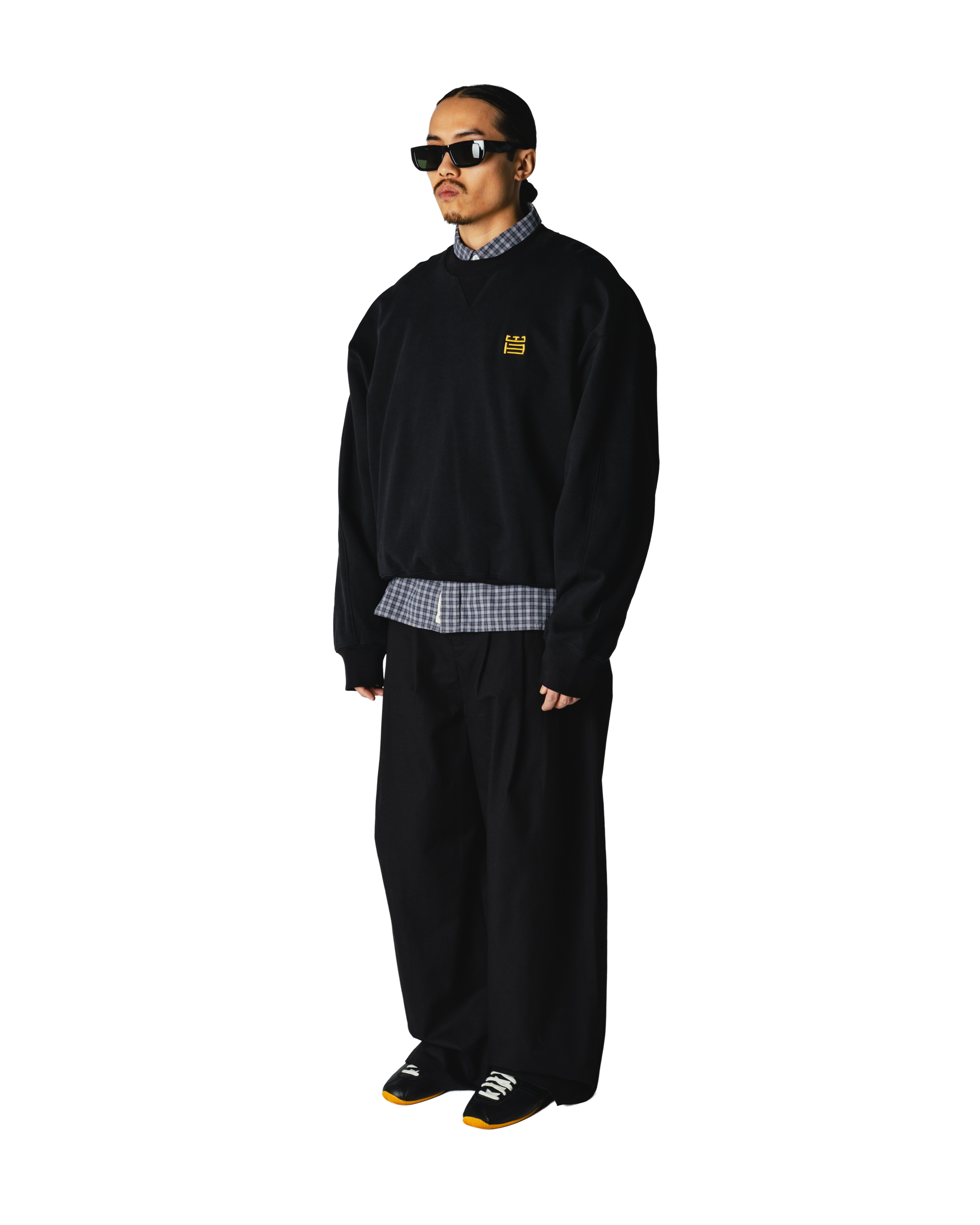 Woodbird WBWake Twist Crew Sweats Black