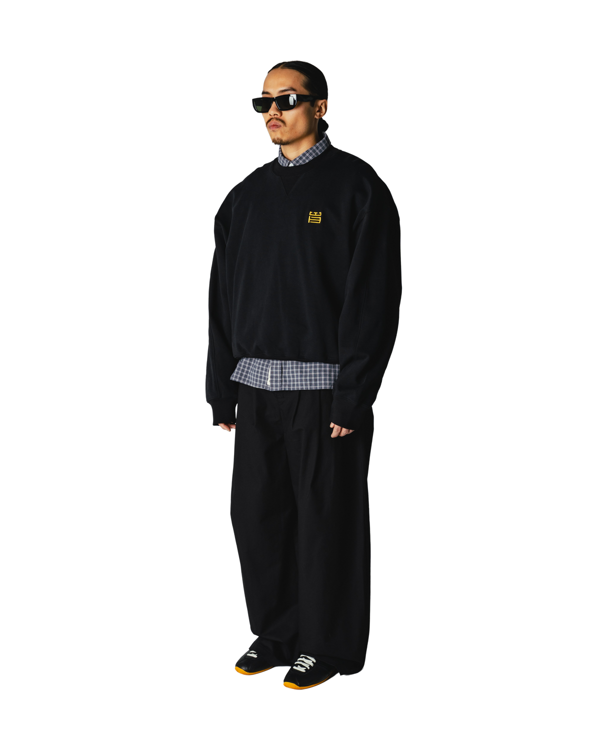 Woodbird WBWake Twist Crew Sweats Black