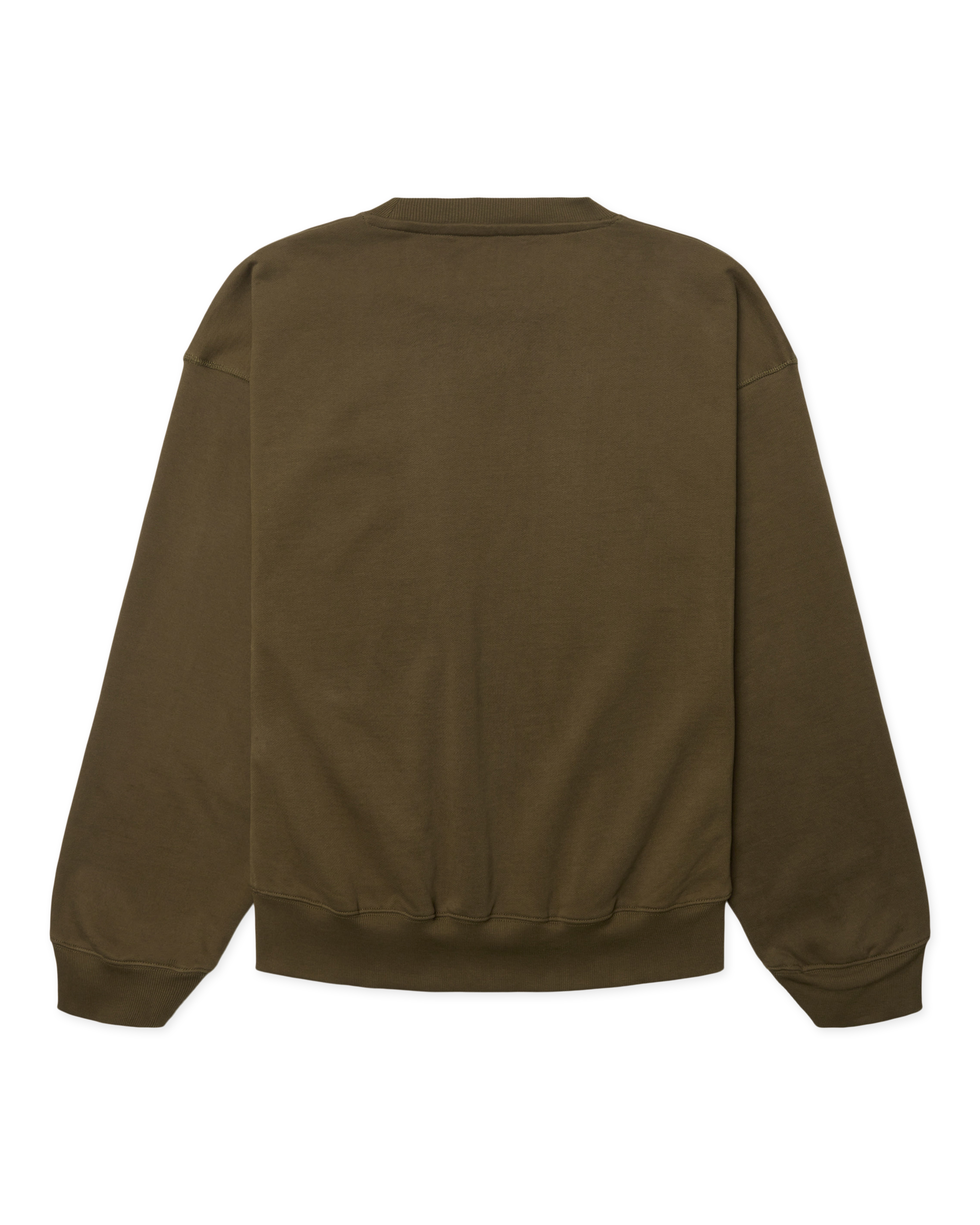 Woodbird WBWake Twist Crew Sweats Dark Olive