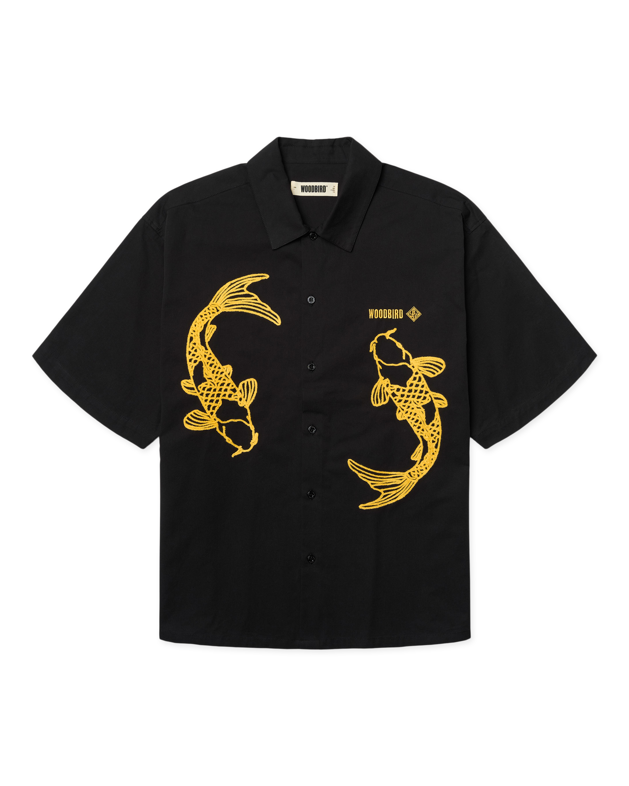 Woodbird WBWang Carp Shirt Shirts Black