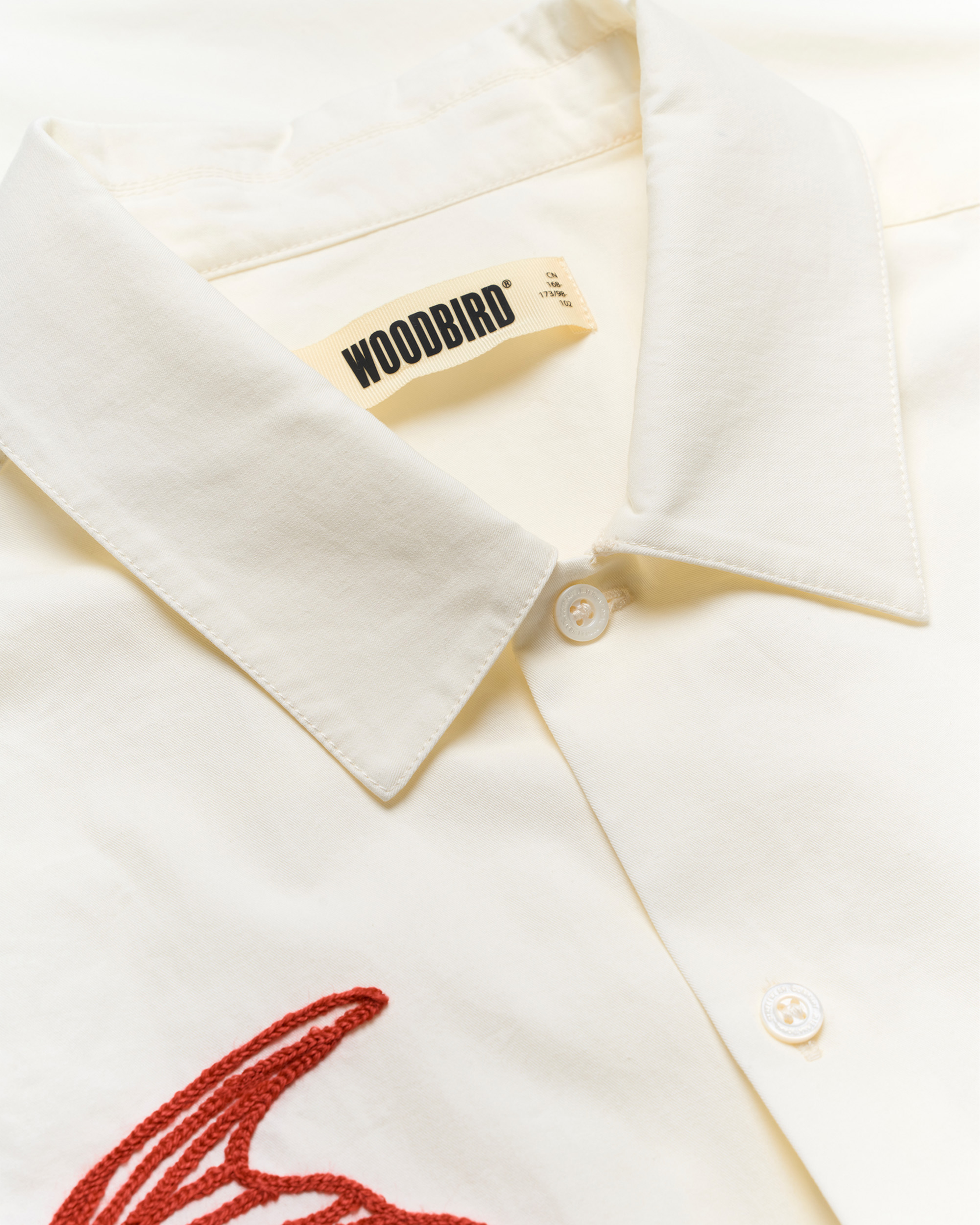 Woodbird WBWang Carp Shirt Shirts Off White