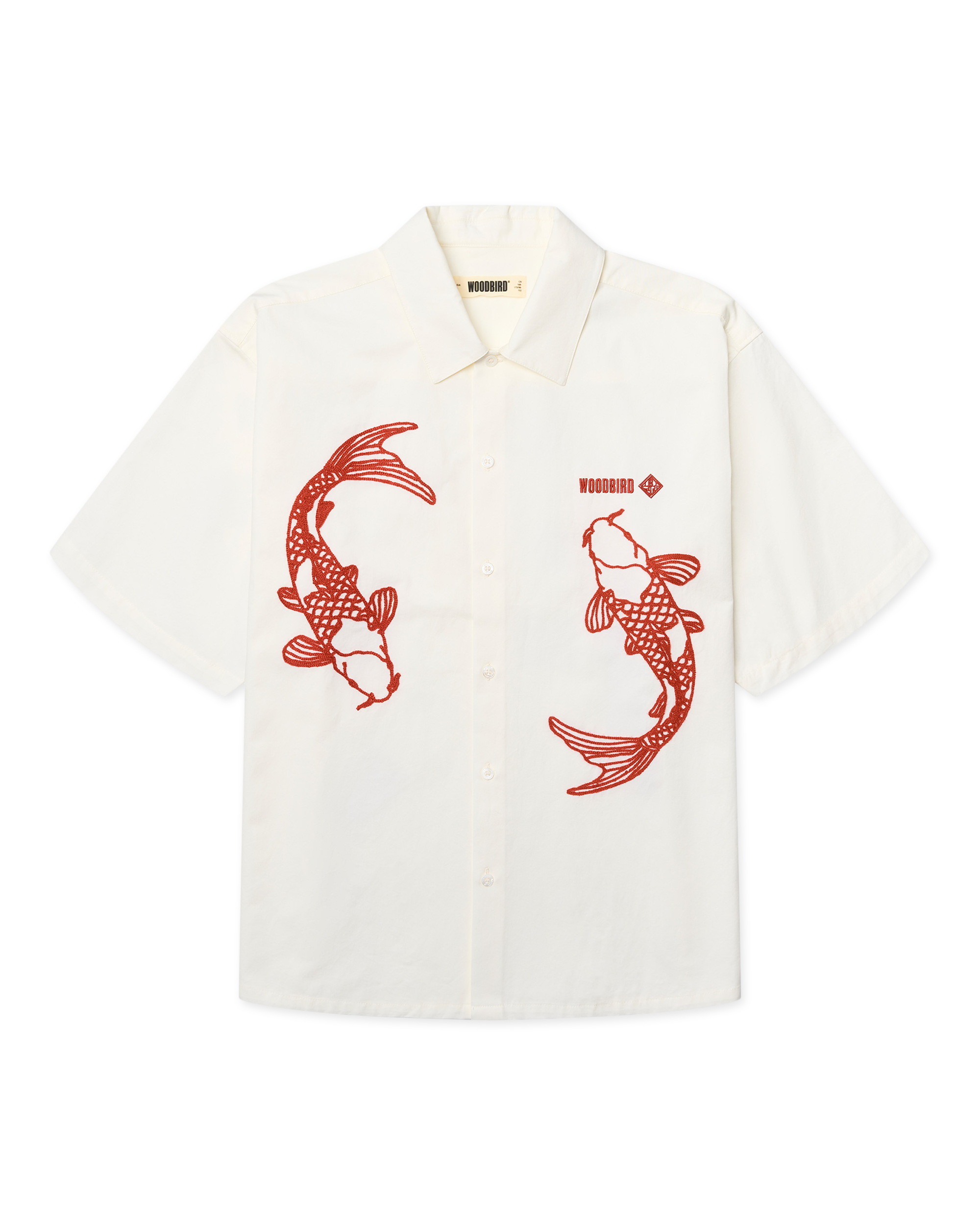 Woodbird WBWang Carp Shirt Shirts Off White