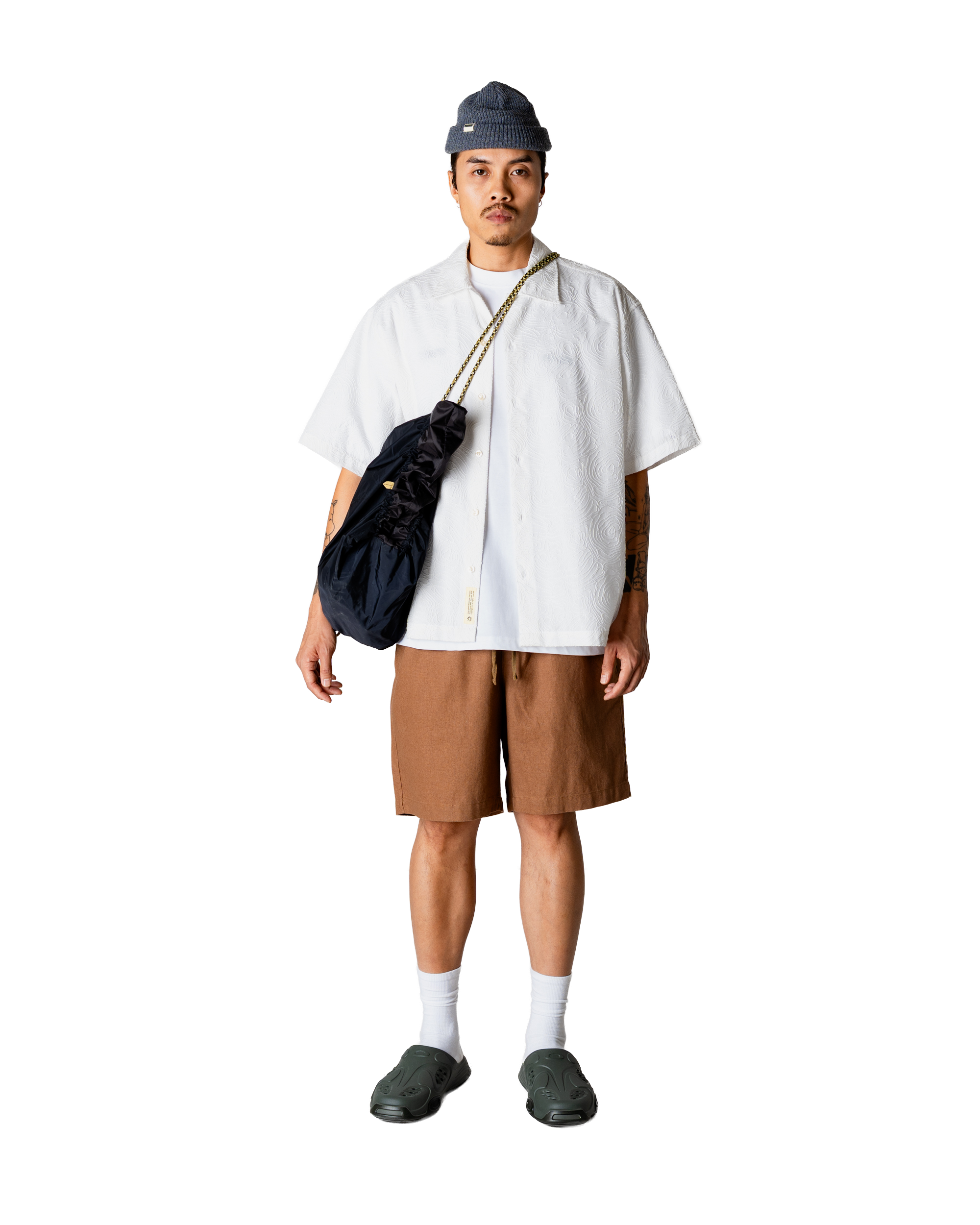 Woodbird WBWang Embroidery Shirt Shirts Off White