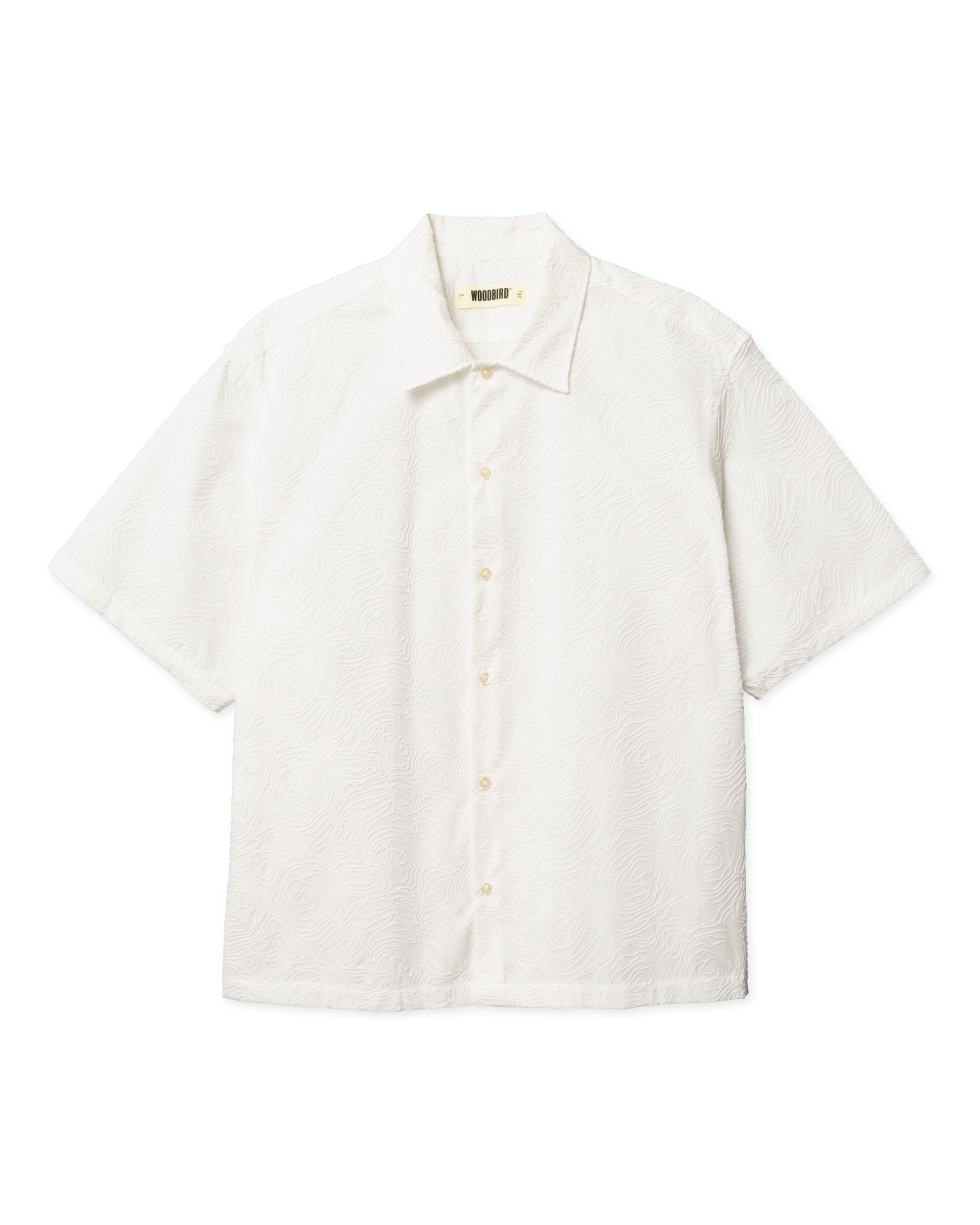 Woodbird WBWang Embroidery Shirt Shirts Off White