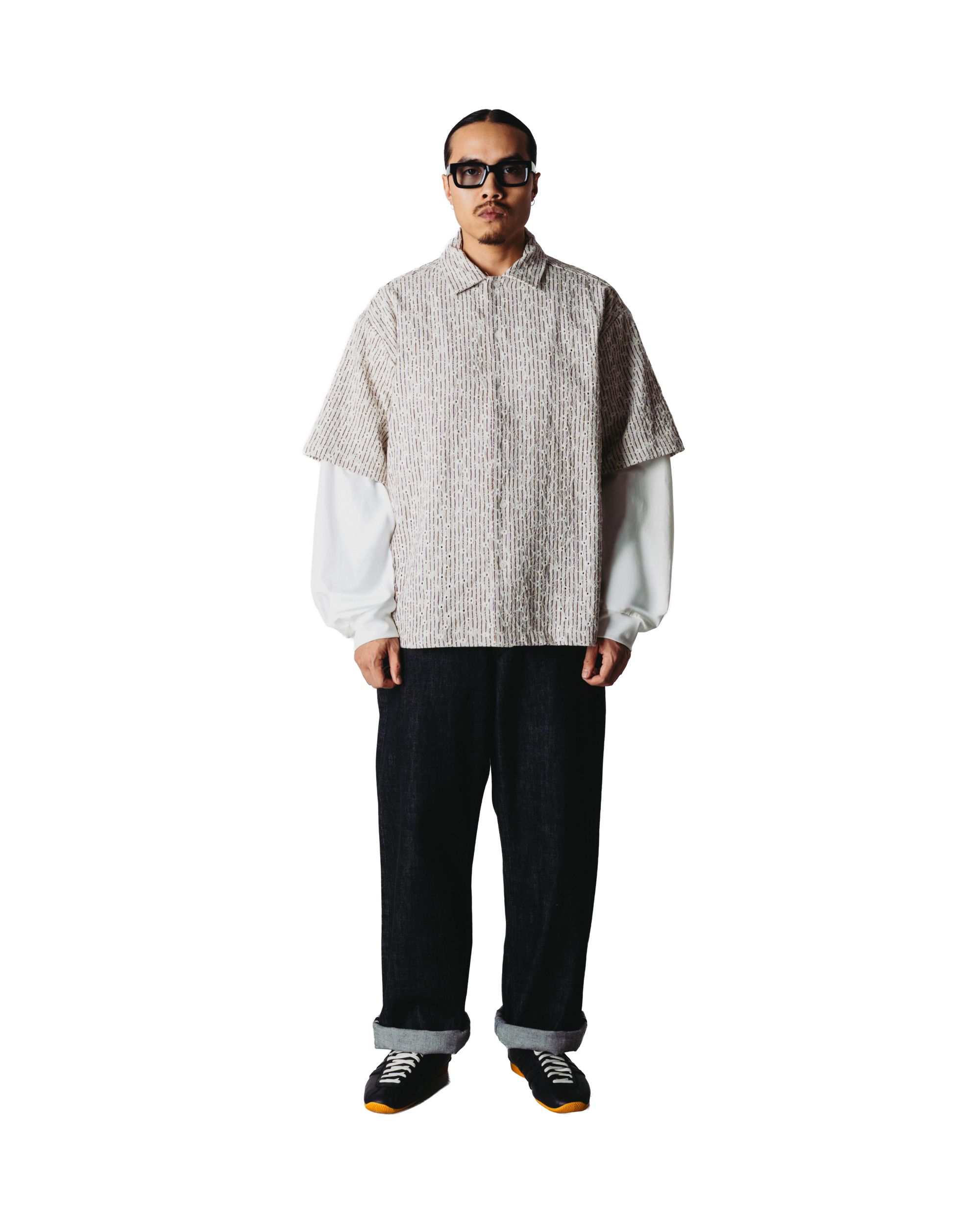 Woodbird WBWang J Sleeve Shirt Shirts Off White