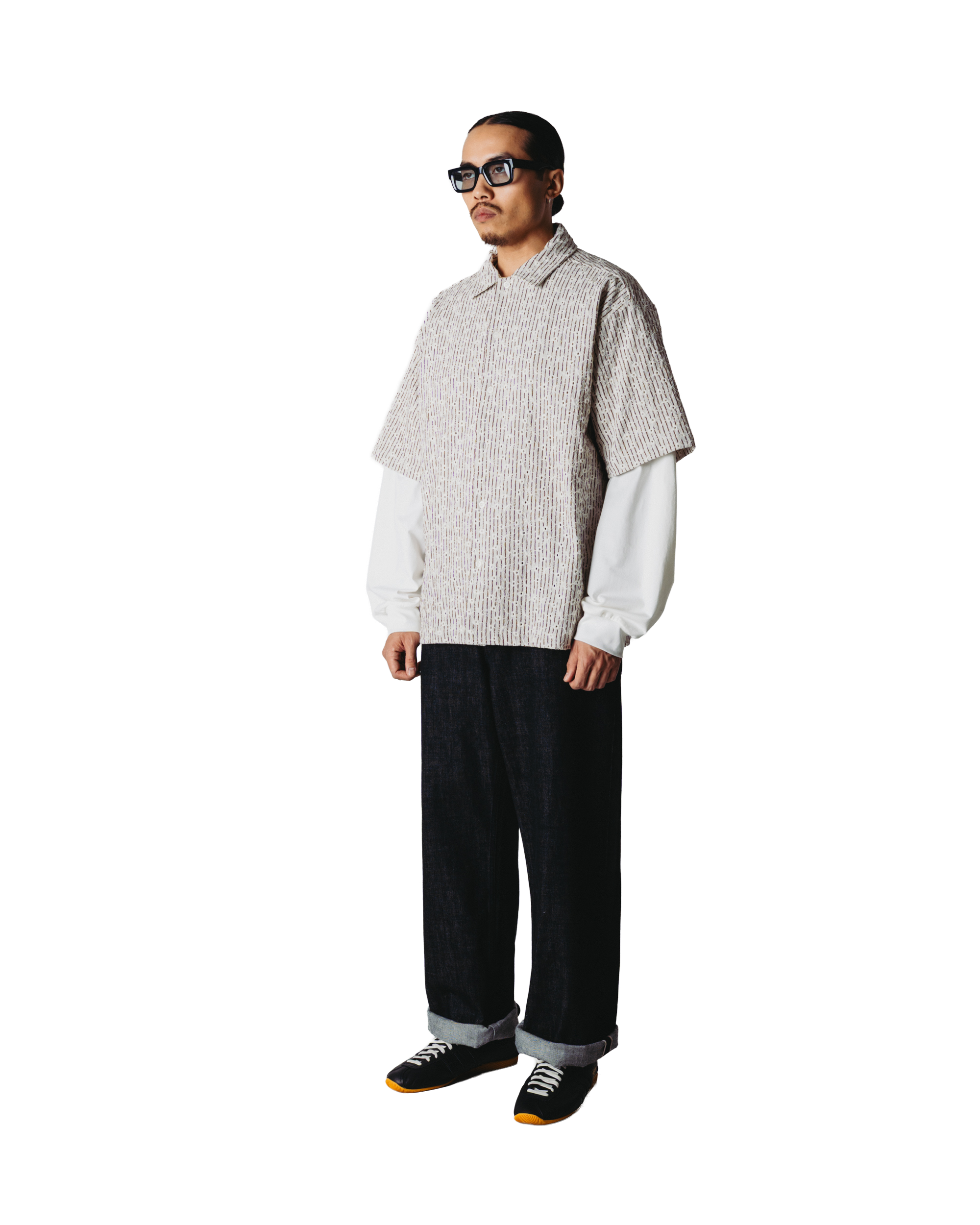 Woodbird WBWang J Sleeve Shirt Shirts Off White