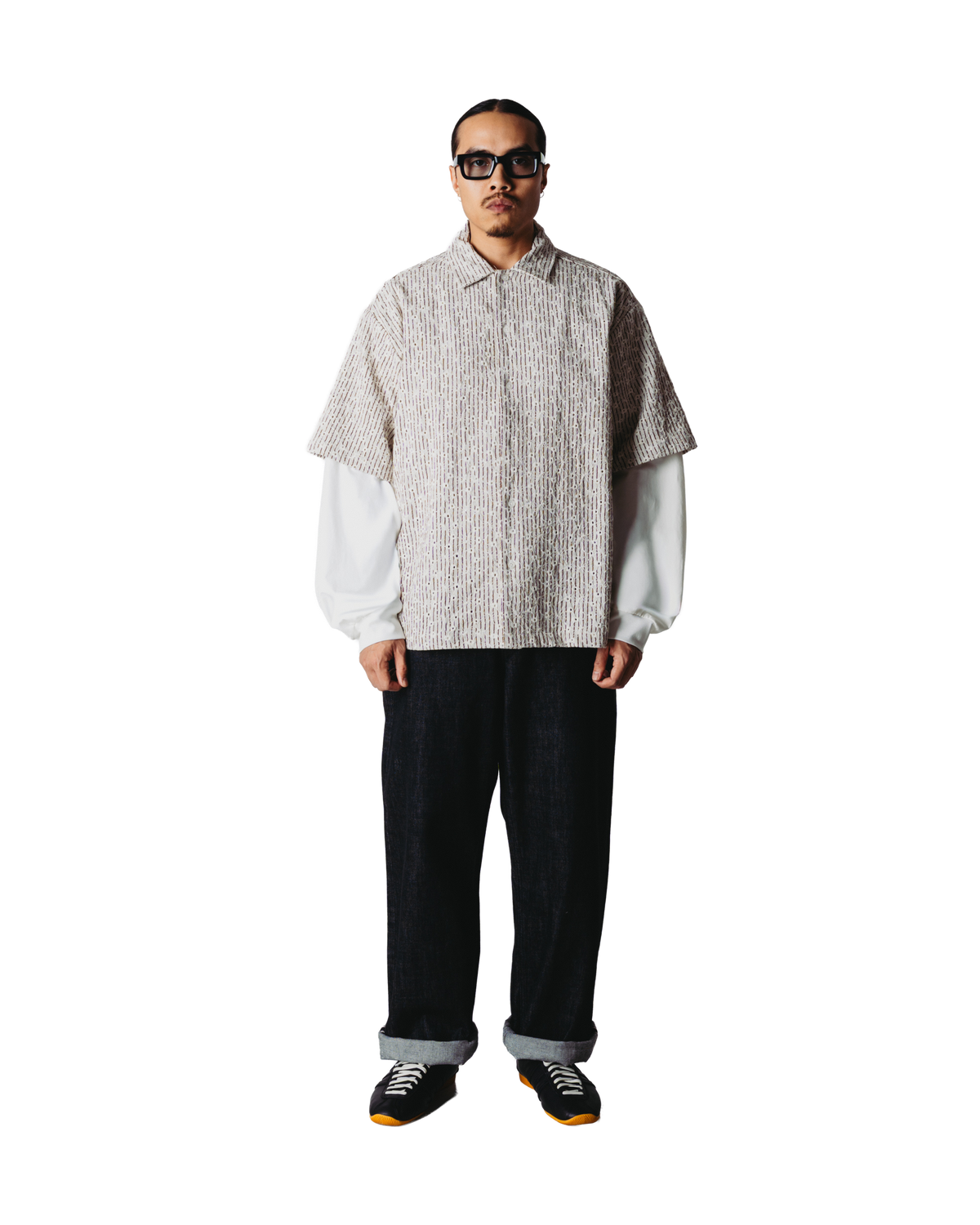 Woodbird WBWang J Sleeve Shirt Shirts Off White