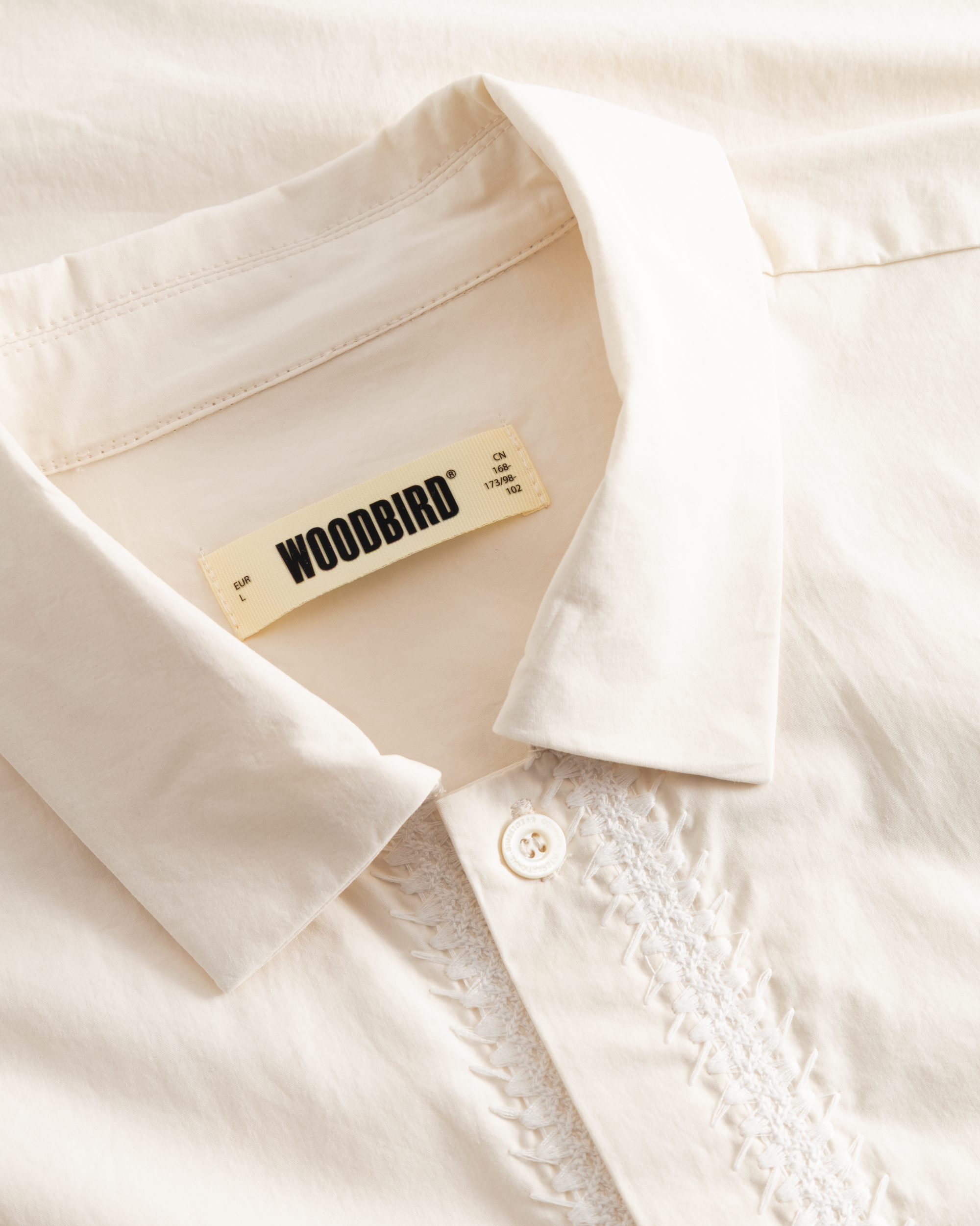 Woodbird WBWang Line Shirt Shirts Off White