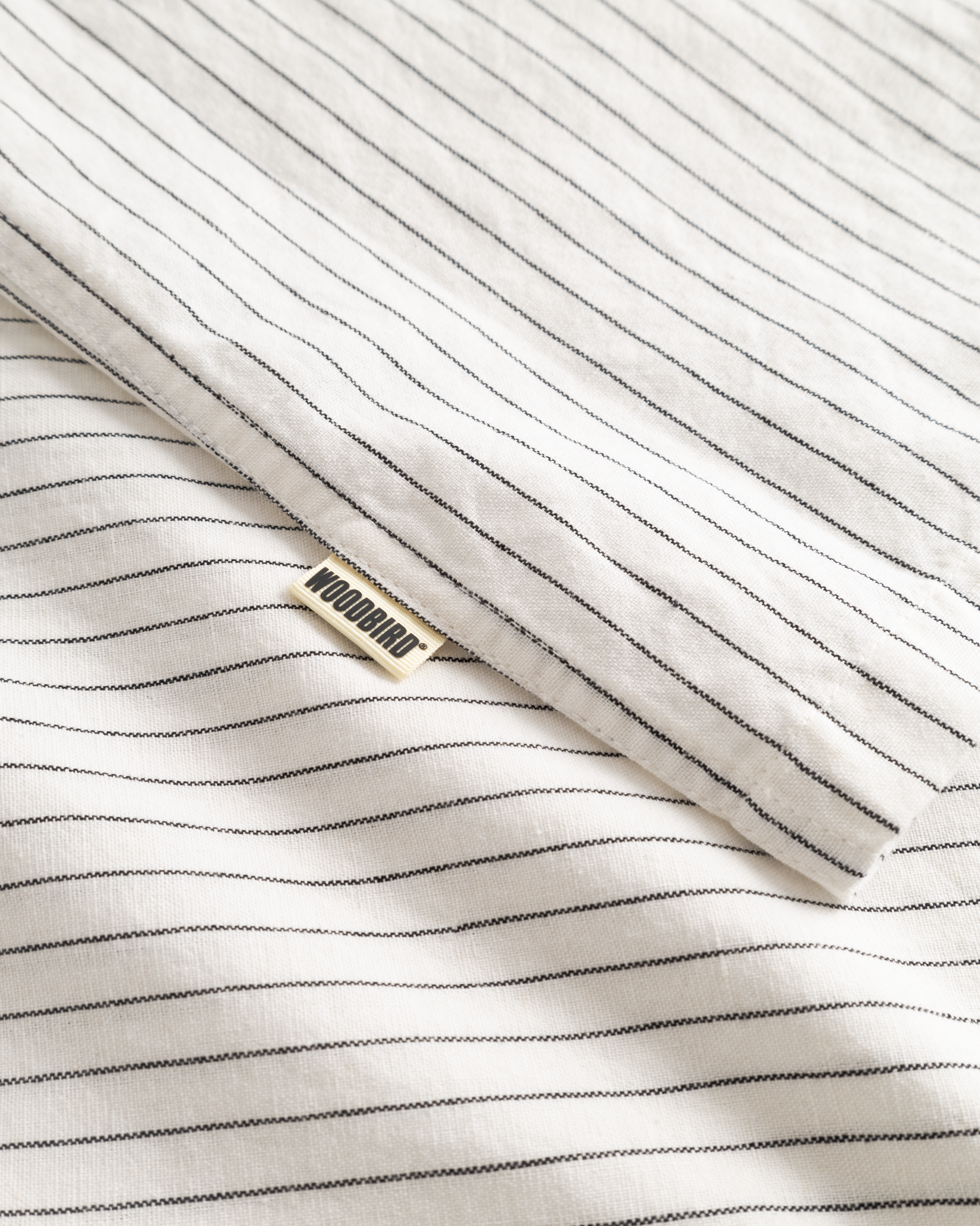 Woodbird WBWang Tai Stripe Shirt Shirts White Stripe