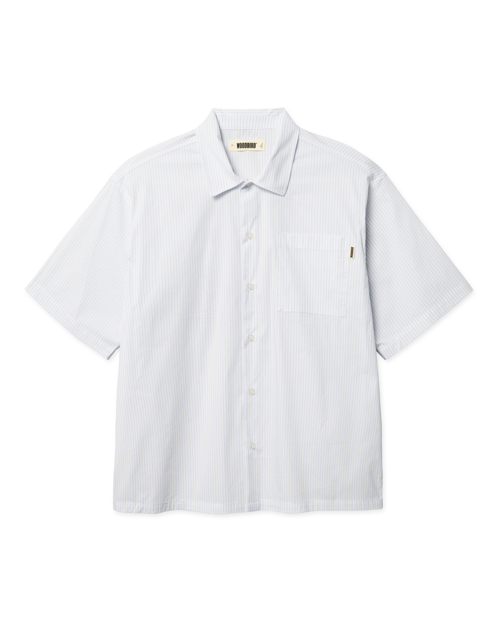 Woodbird WBWang Wok Shirt Shirts Light Blue