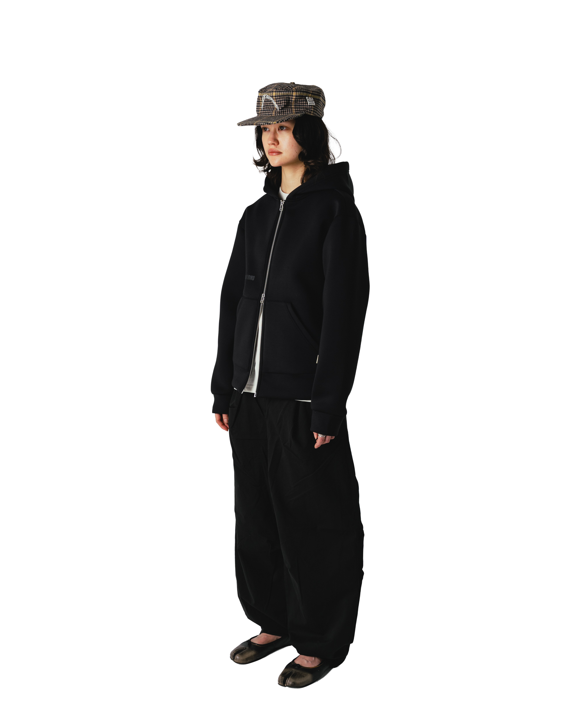 Woodbird Female WBWuji Scuba Zip Hoodie Sweats Black