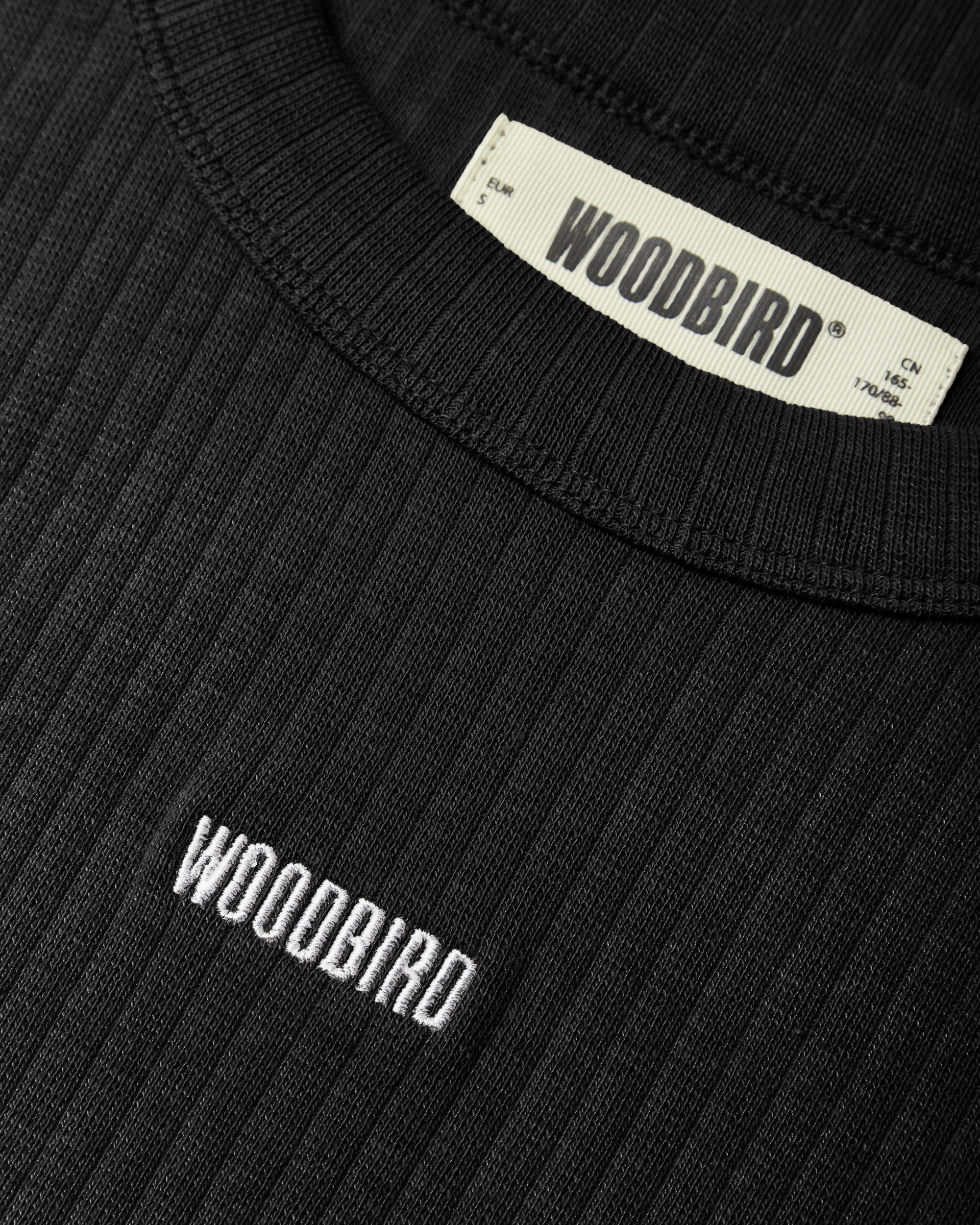 Woodbird Female WBXao LS Base Tee T-Shirts Black