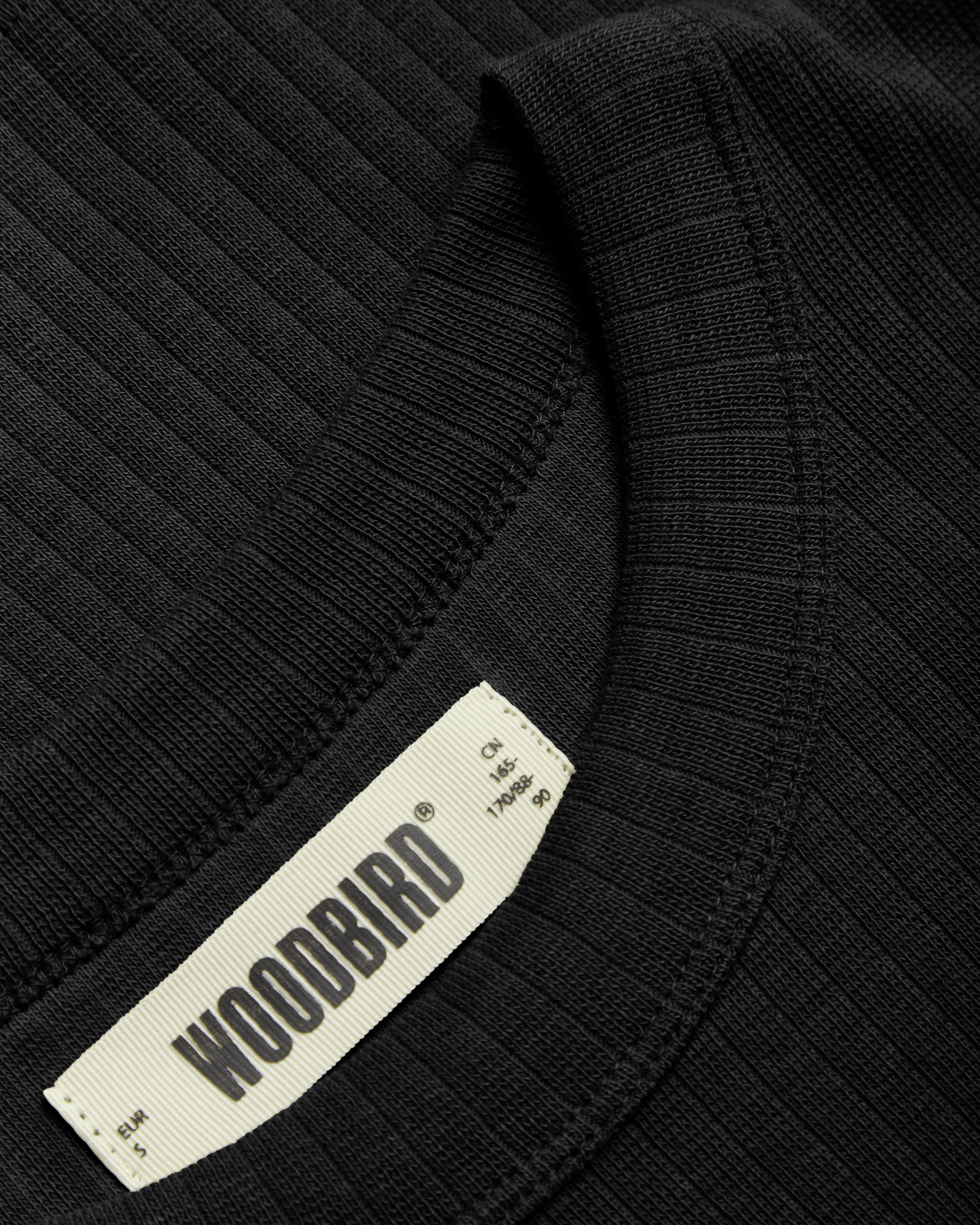 Woodbird Female WBXao LS Base Tee T-Shirts Black