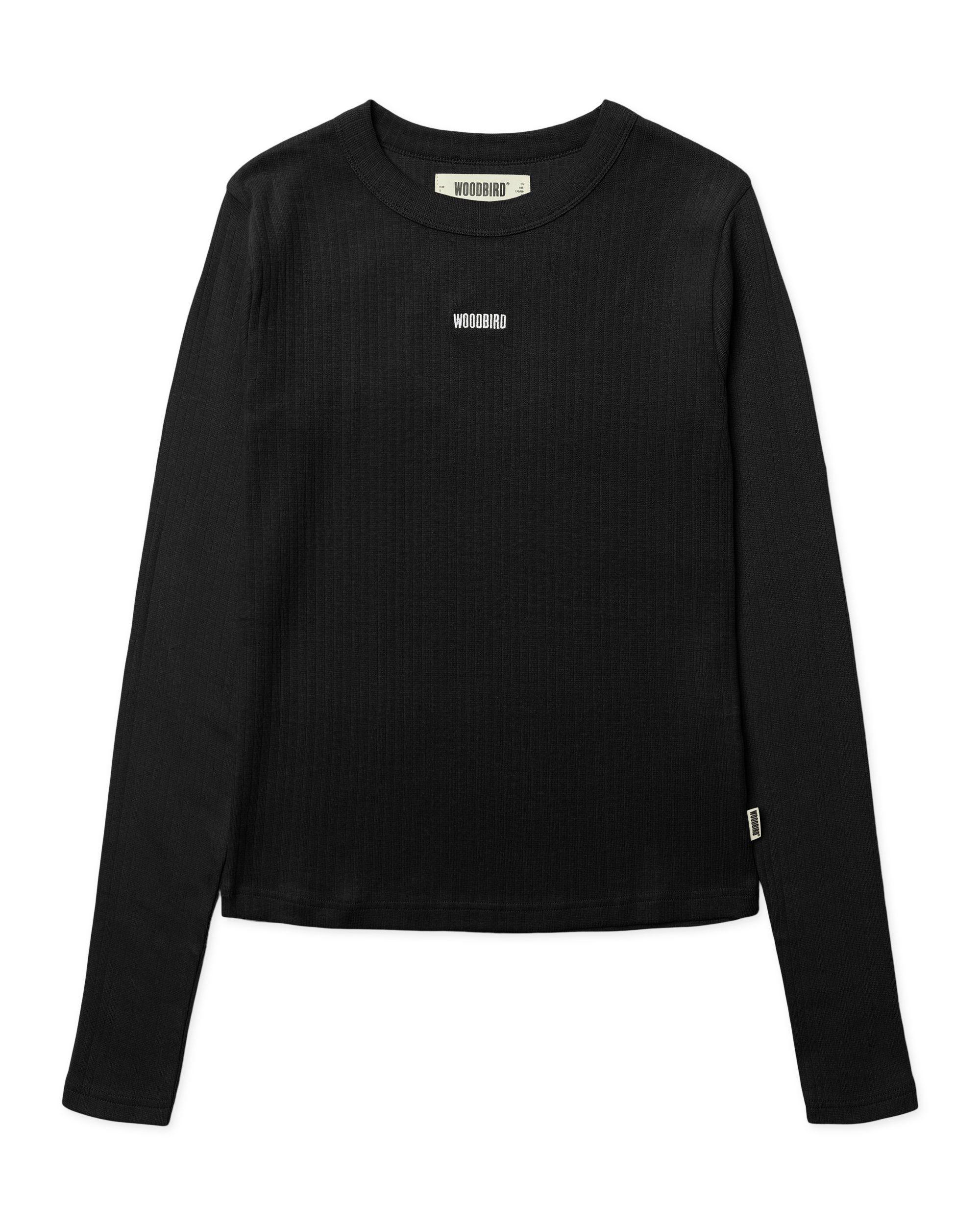 Woodbird Female WBXao LS Base Tee T-Shirts Black
