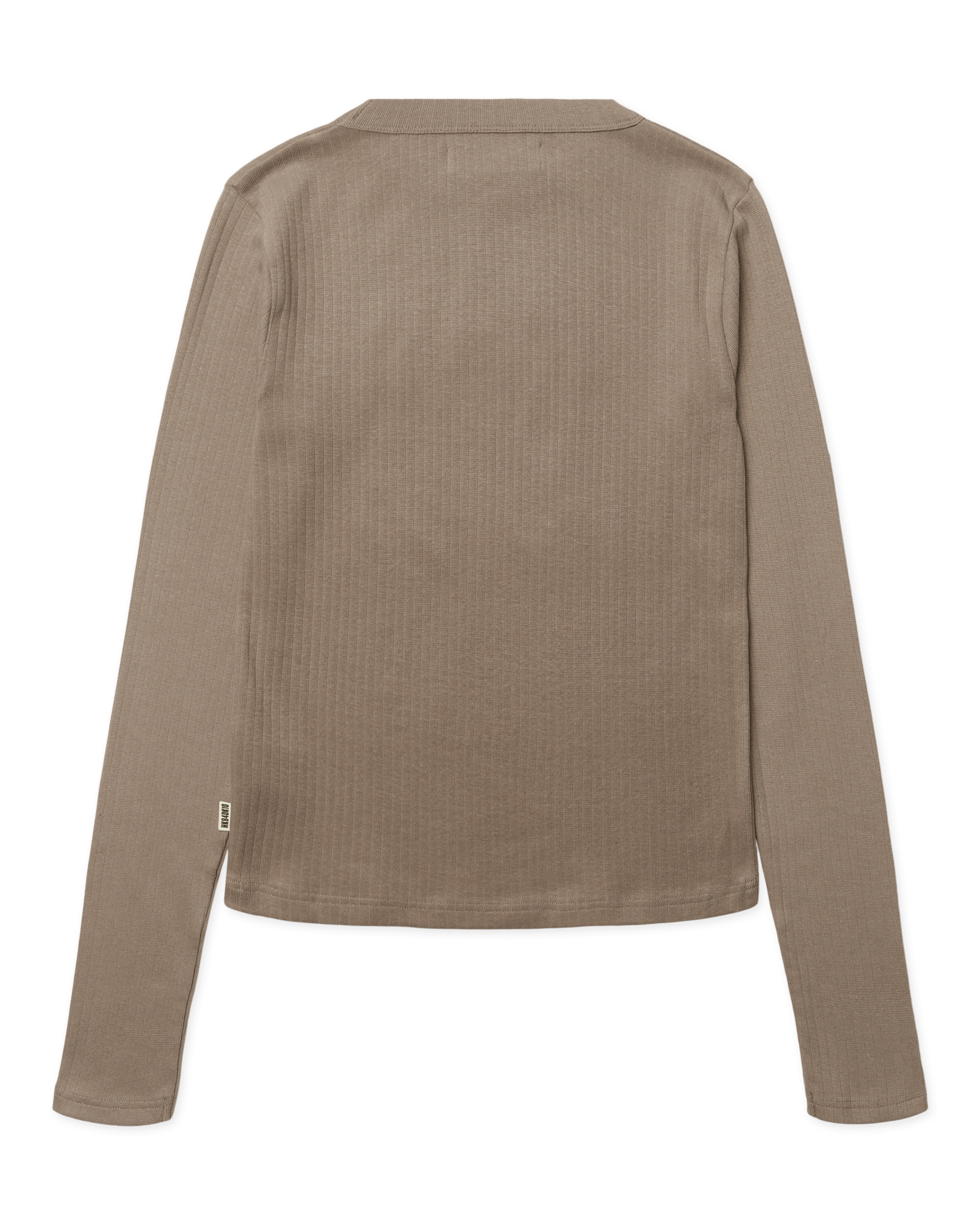 Woodbird Female WBXao LS Base Tee T-Shirts Dark Sand