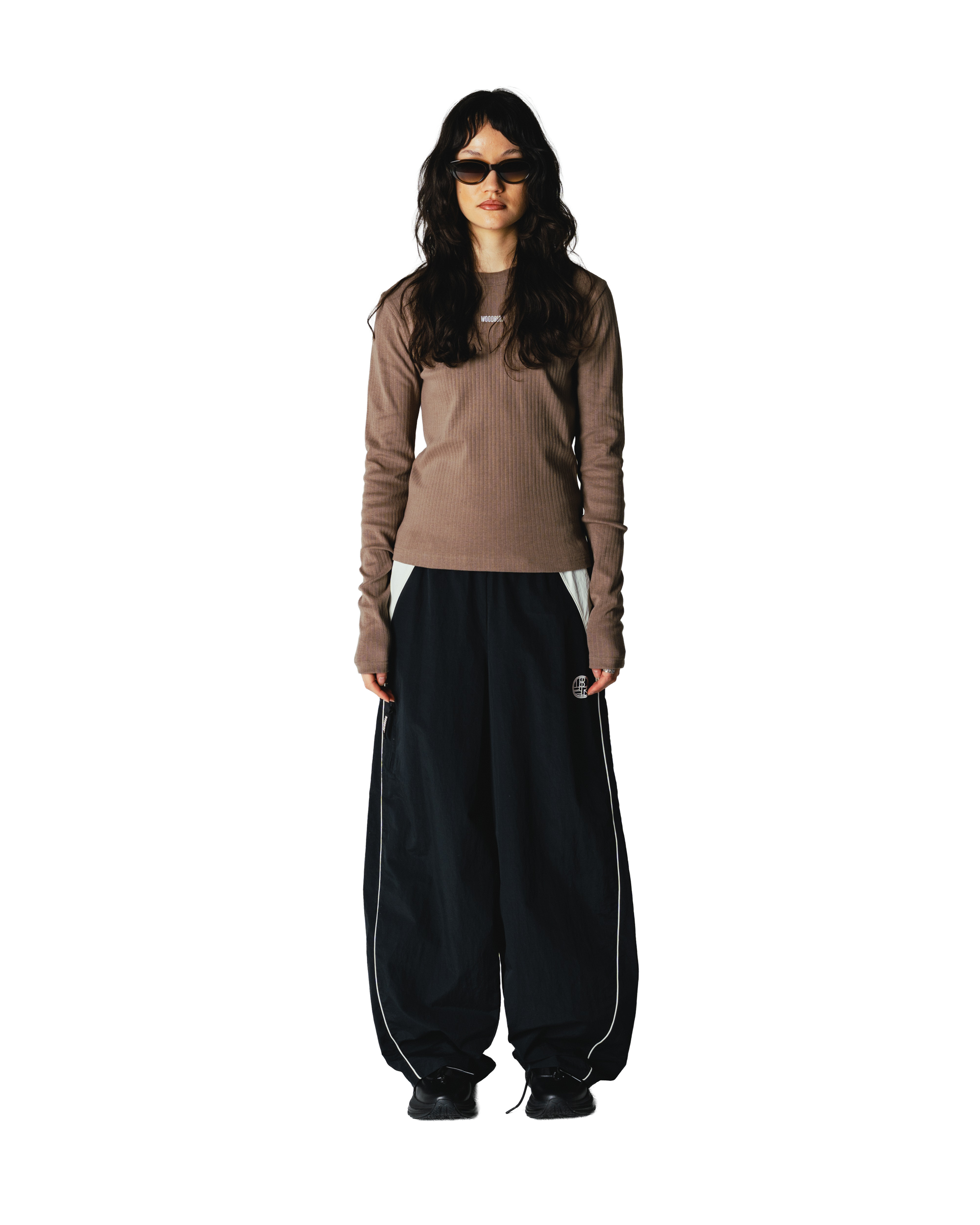 Woodbird Female WBXao LS Base Tee T-Shirts Dark Sand