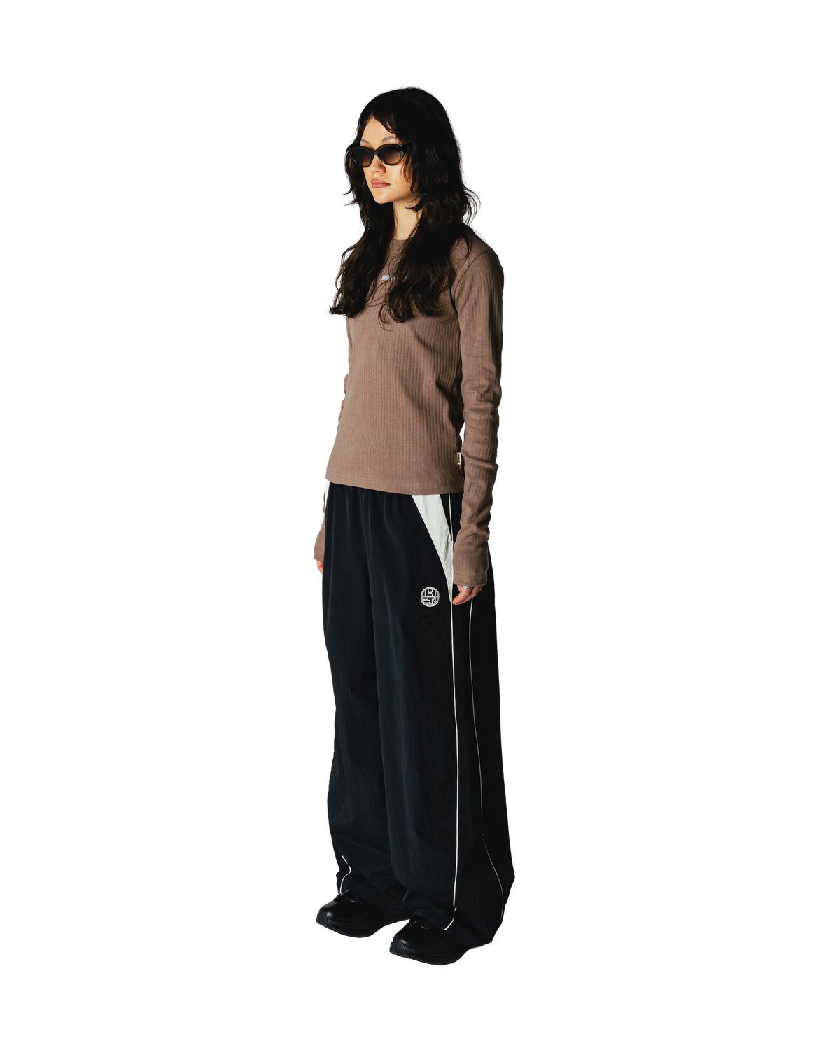 Woodbird Female WBXao LS Base Tee T-Shirts Dark Sand