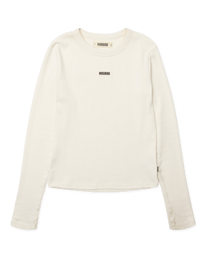 Woodbird Female WBXao LS Base Tee T-Shirts Off White