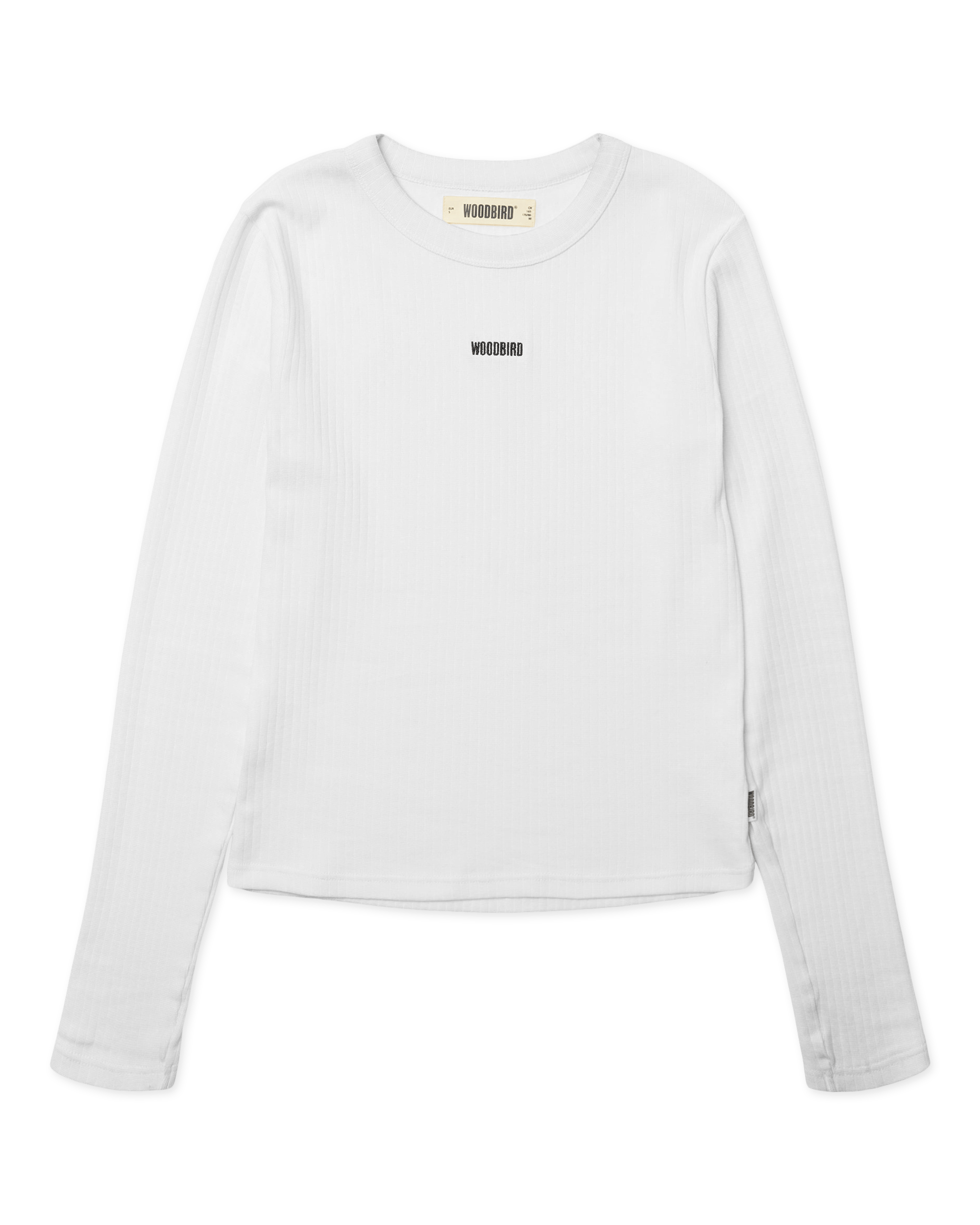 Woodbird Female WBXao LS Base Tee T-Shirts White