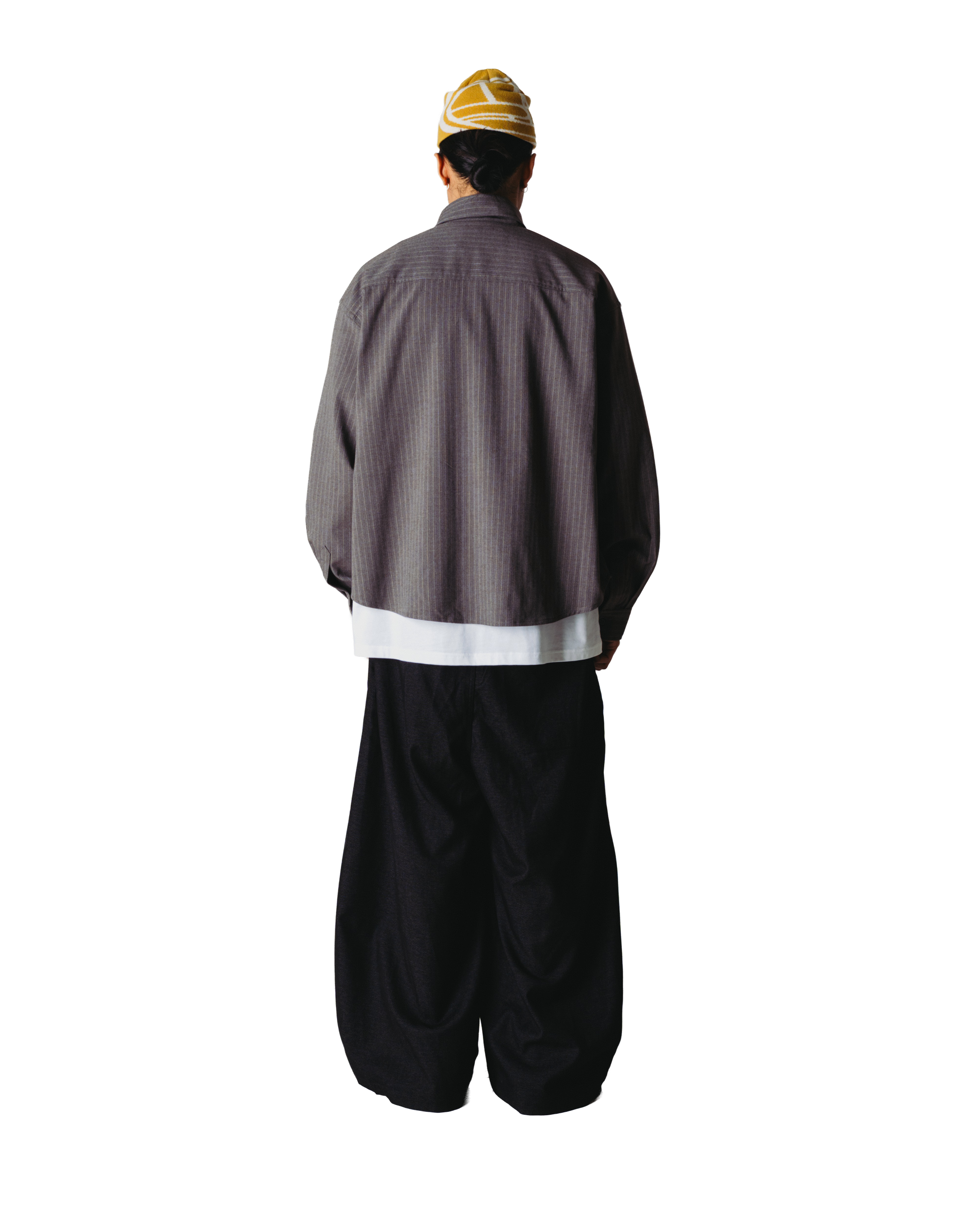 Woodbird WBXing HB Stripe Shirt Shirts Dark Grey