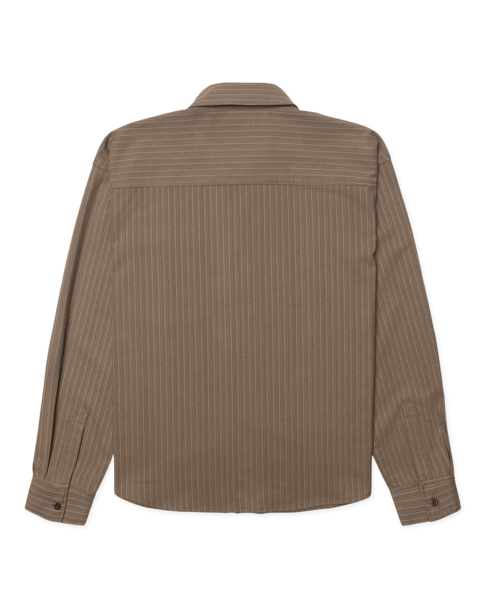 Woodbird WBXing HB Stripe Shirt Shirts Dark Olive