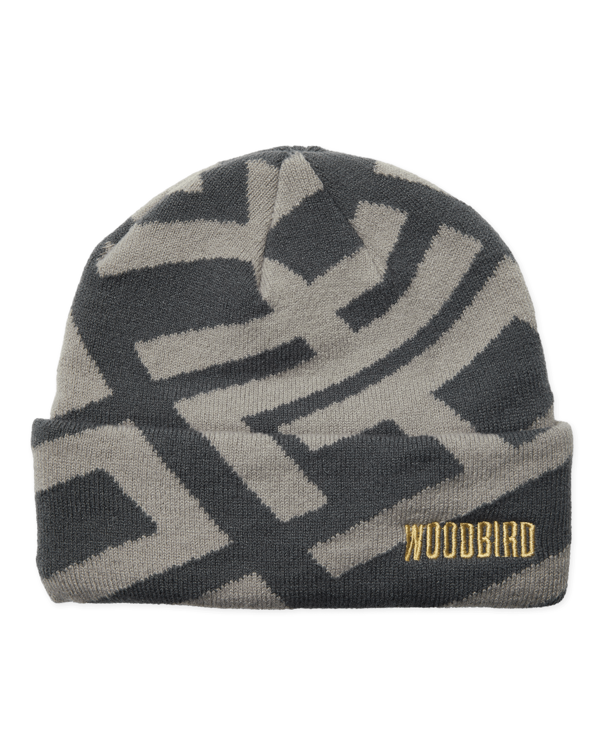 Woodbird WBYan Fold JQ Art Beanie Accessories Slate Blue-Grey