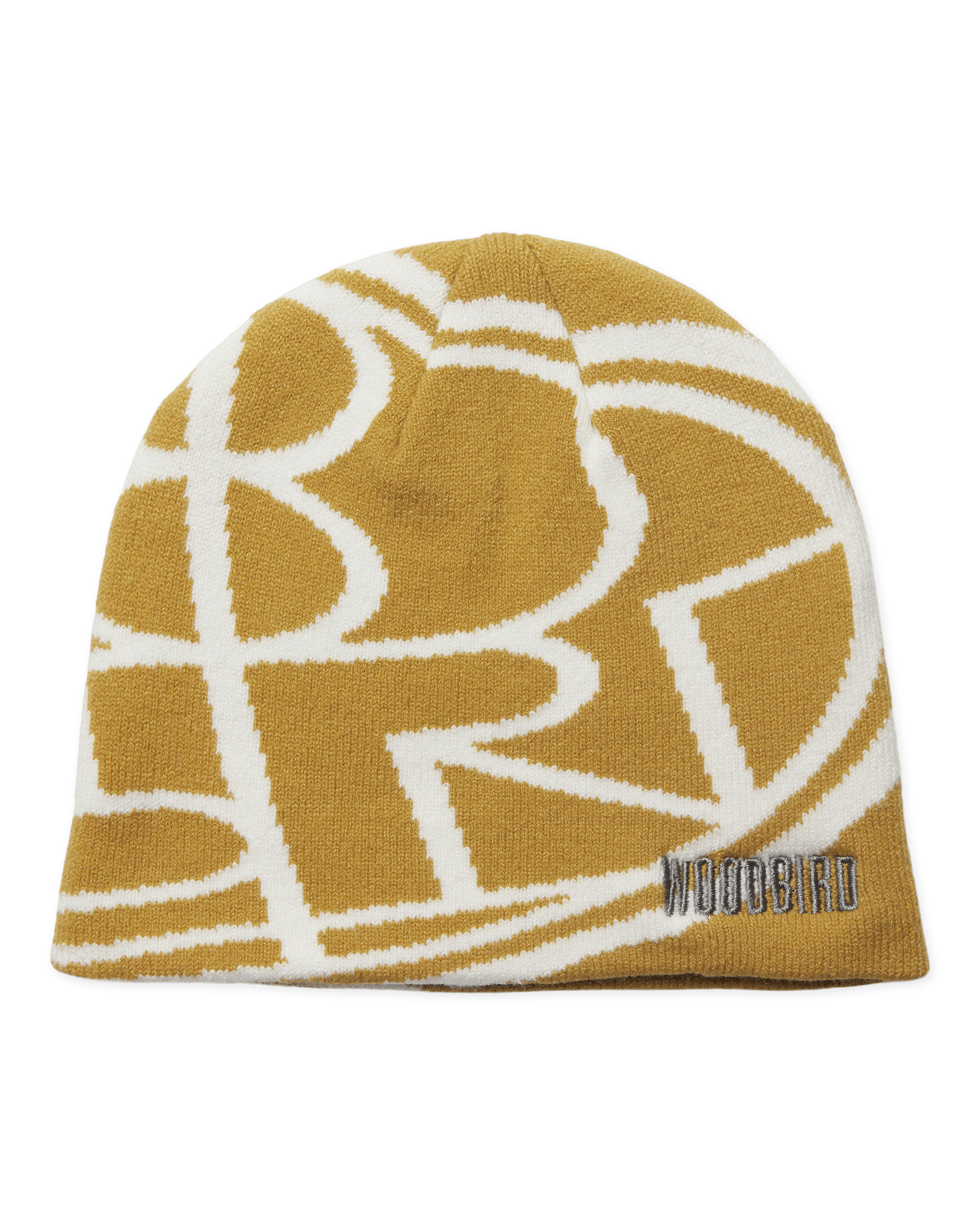 Woodbird WBYan JQ Art Beanie Accessories Honey-Off White