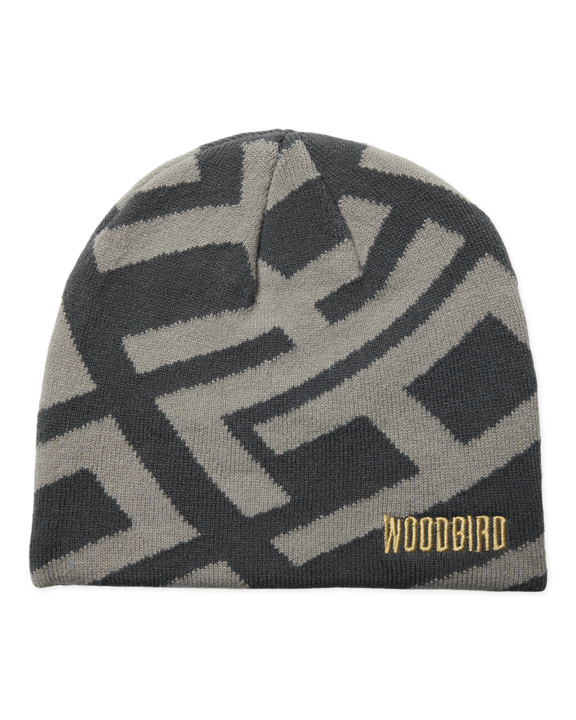 Woodbird WBYan JQ Art Beanie Accessories Slate Blue-Grey