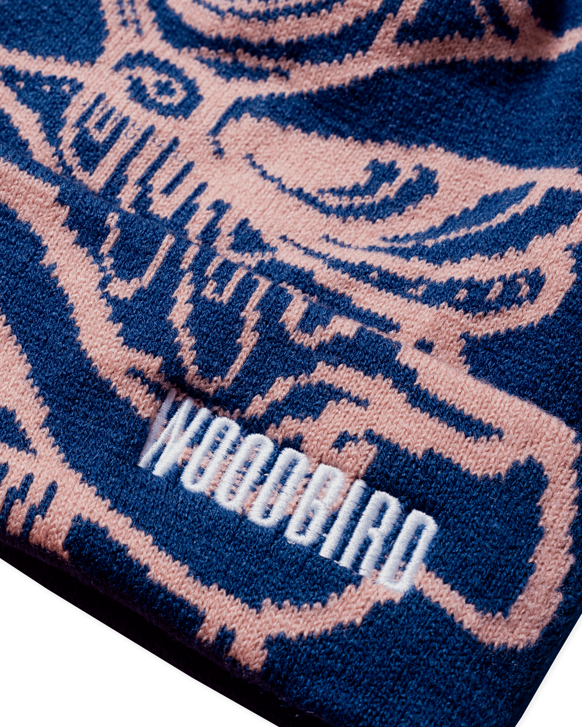 Woodbird WBYan Lion JQ Fold Beanie Accessories Blue-Pink