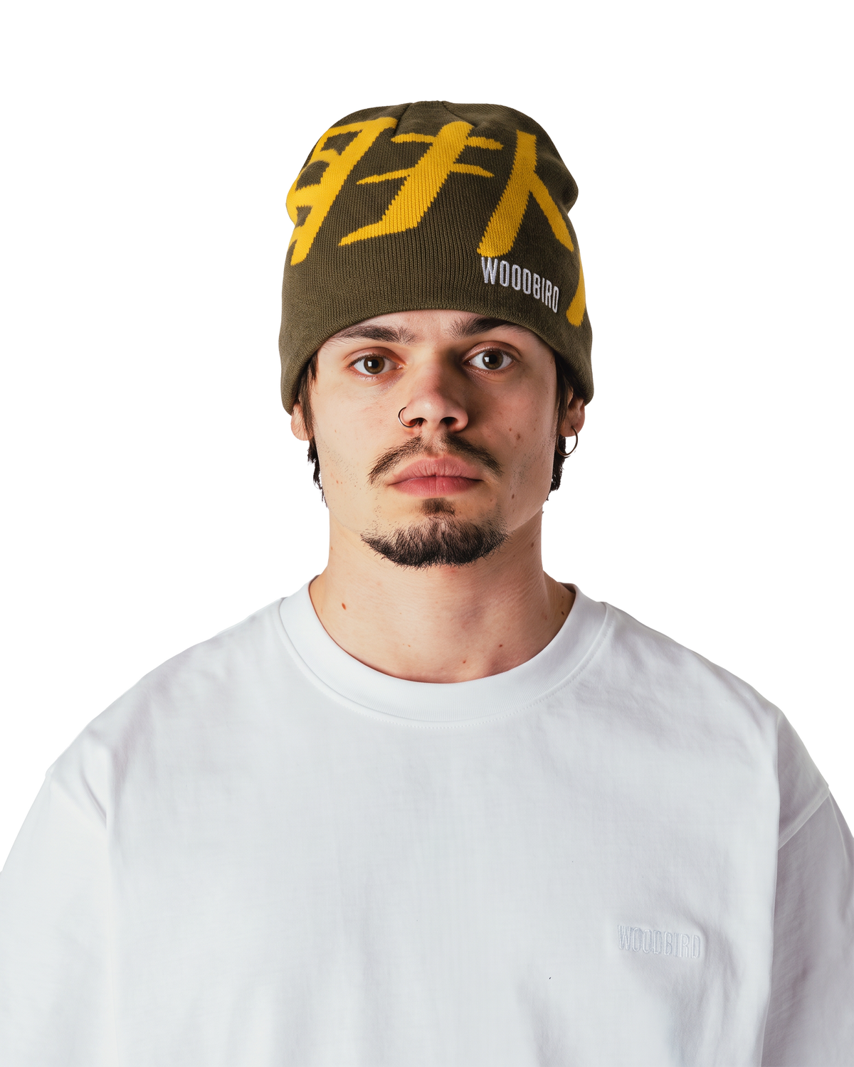 Woodbird WBYan Sumo JQ Beanie Accessories Dark Brown-yellow