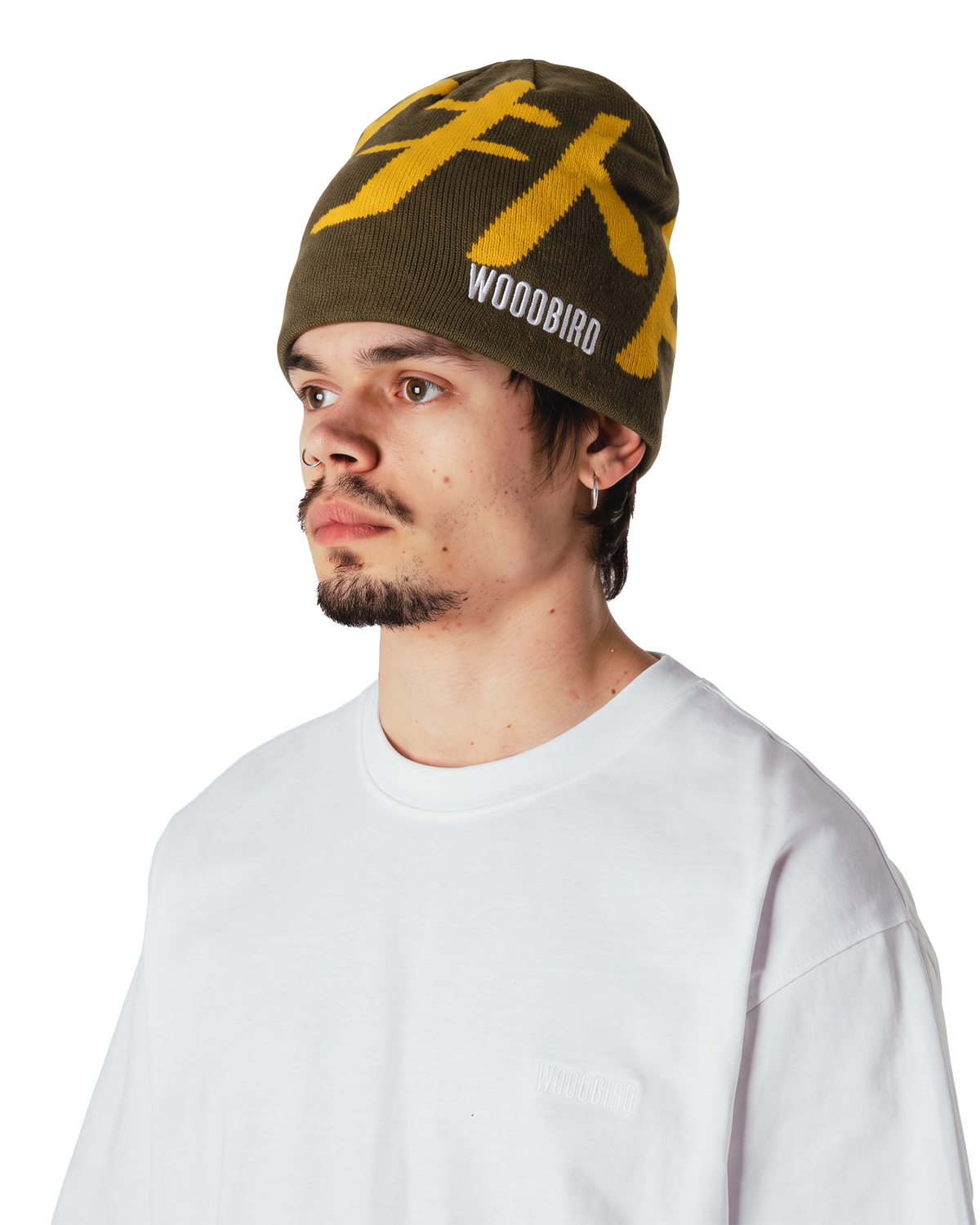 Woodbird WBYan Sumo JQ Beanie Accessories Dark Brown-yellow