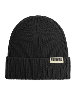 Woodbird WBYeti Cotton Beanie Accessories Black