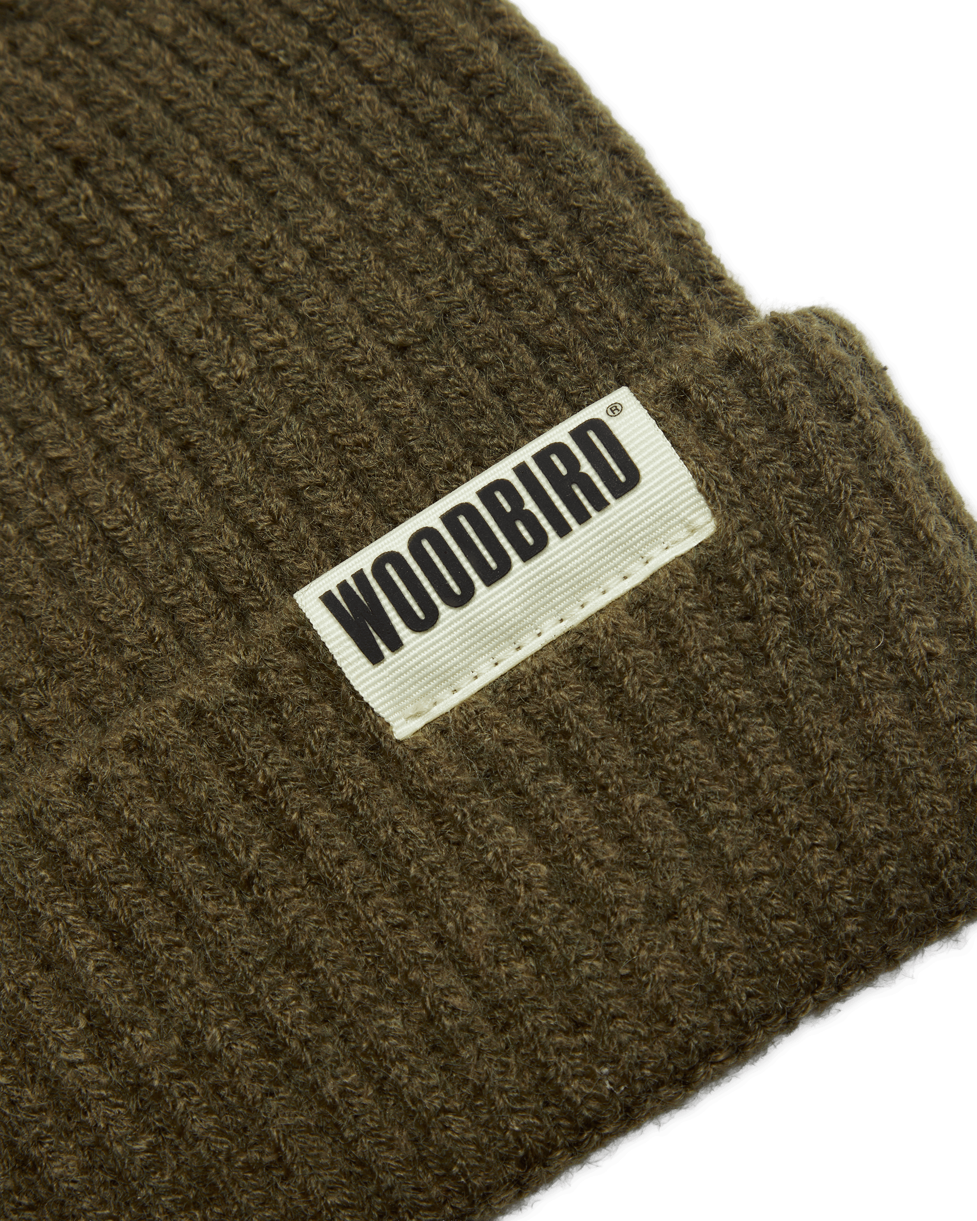 Woodbird WBYeti Plated Beanie Accessories Dark Olive