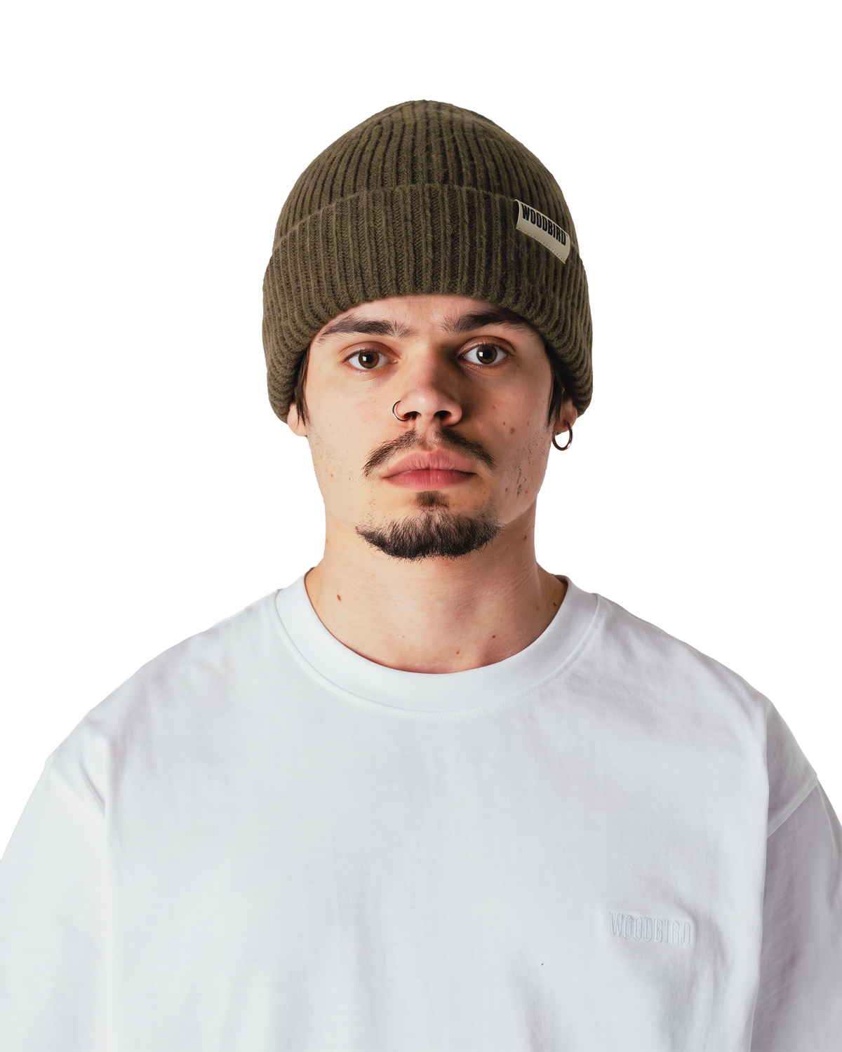 Woodbird WBYeti Plated Beanie Accessories Dark Olive