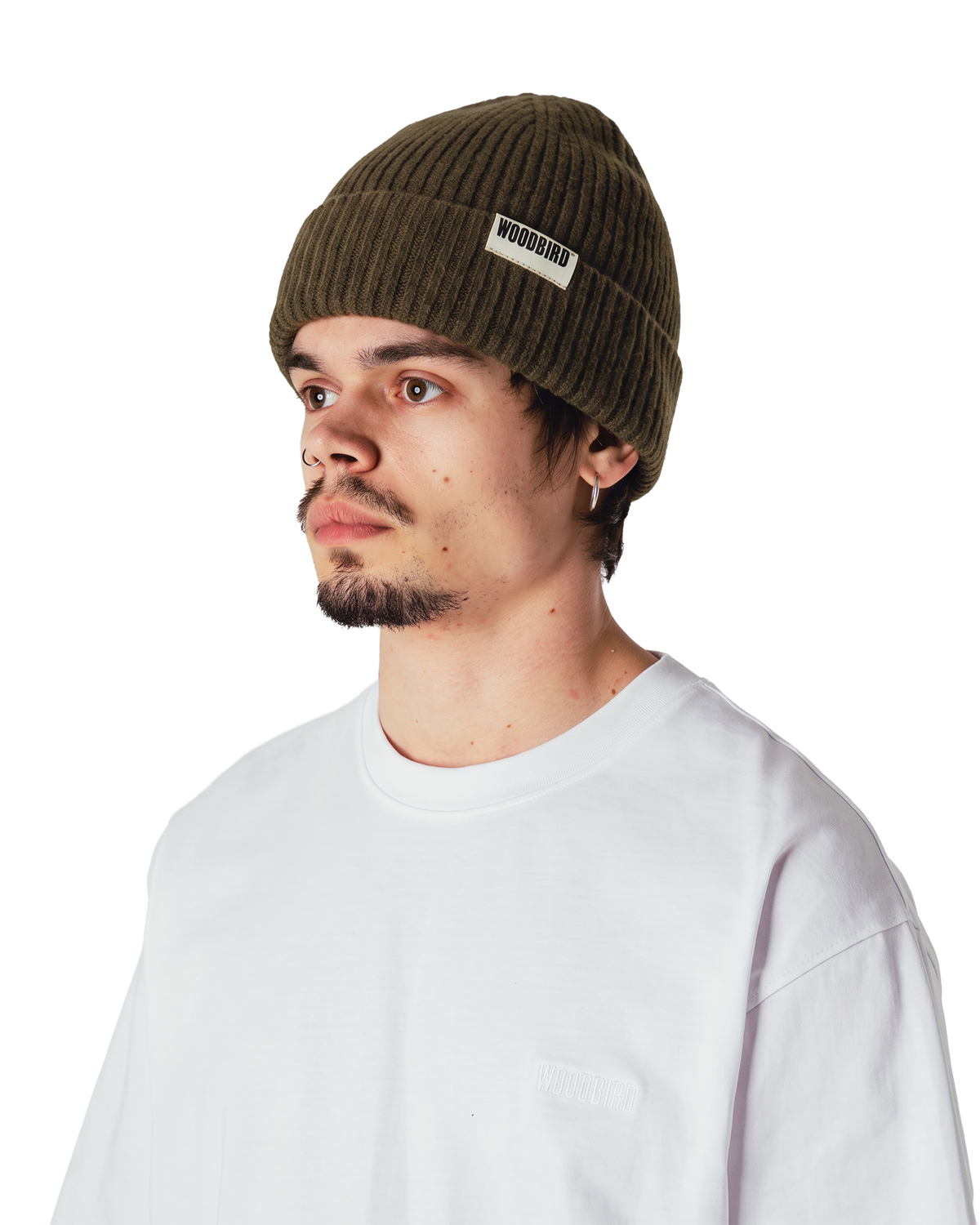Woodbird WBYeti Plated Beanie Accessories Dark Olive