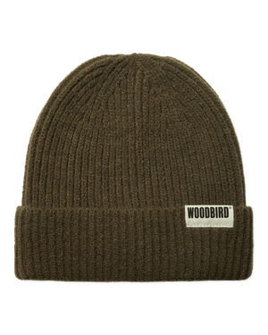 Woodbird WBYeti Plated Beanie Accessories Dark Olive