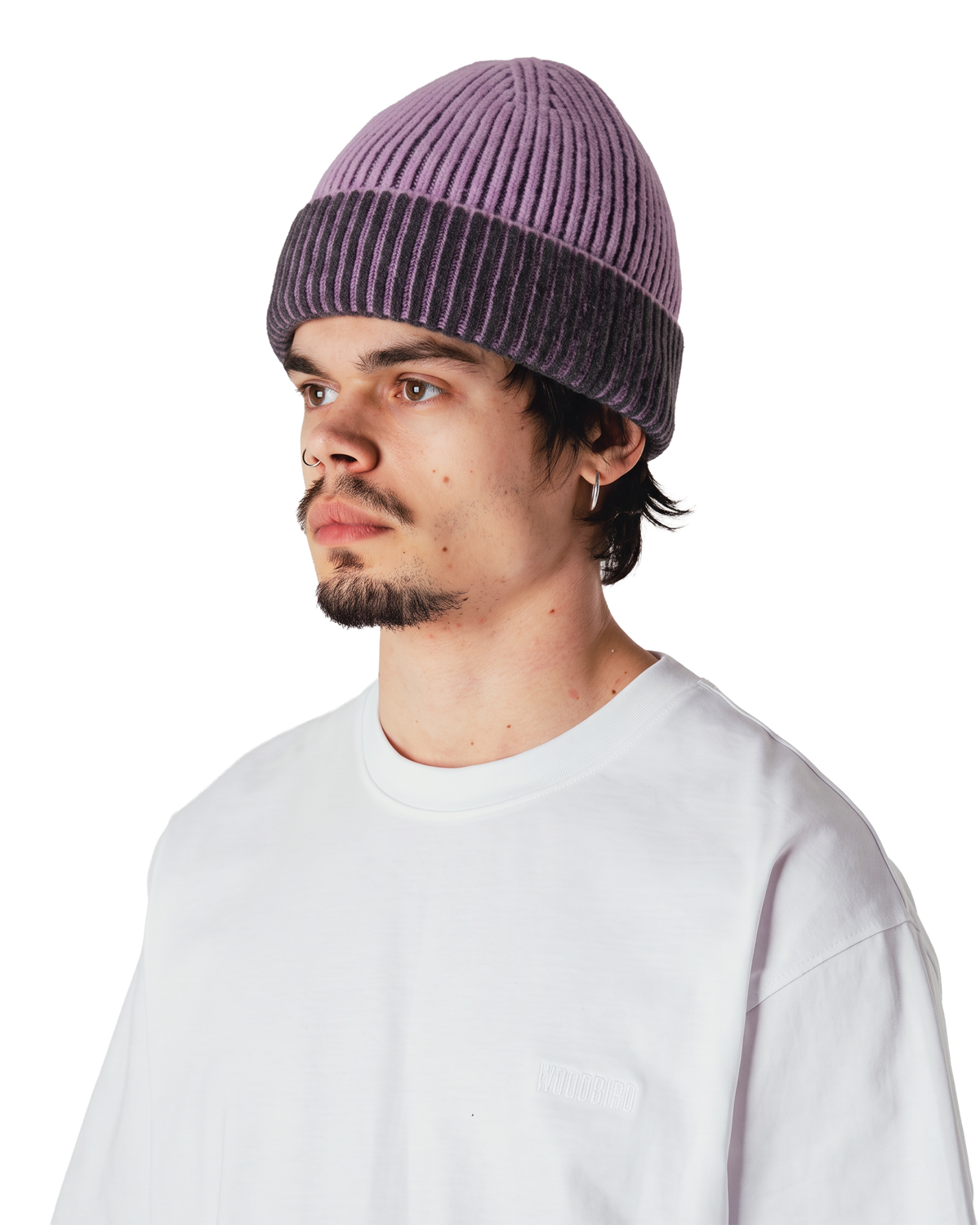 Woodbird WBYeti Plated Beanie Accessories Violet-Slate Blue