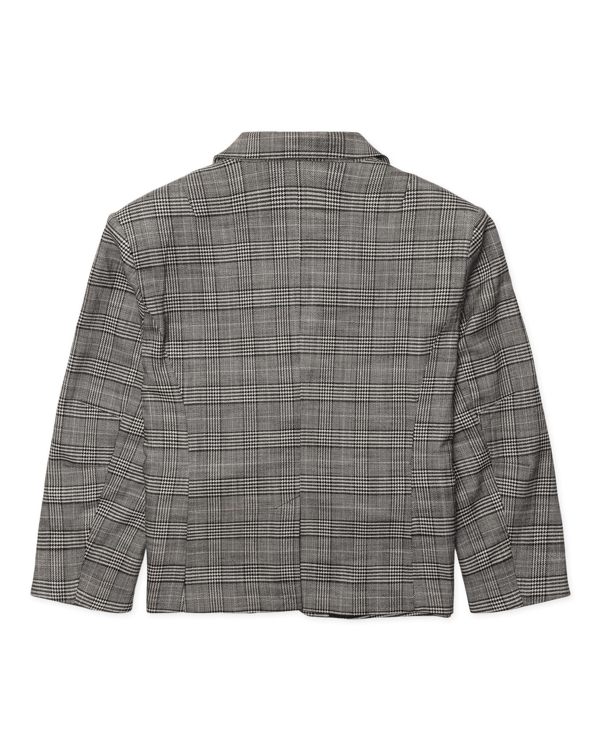 Woodbird Female WBYun Check Blazer Jackets Black-Grey