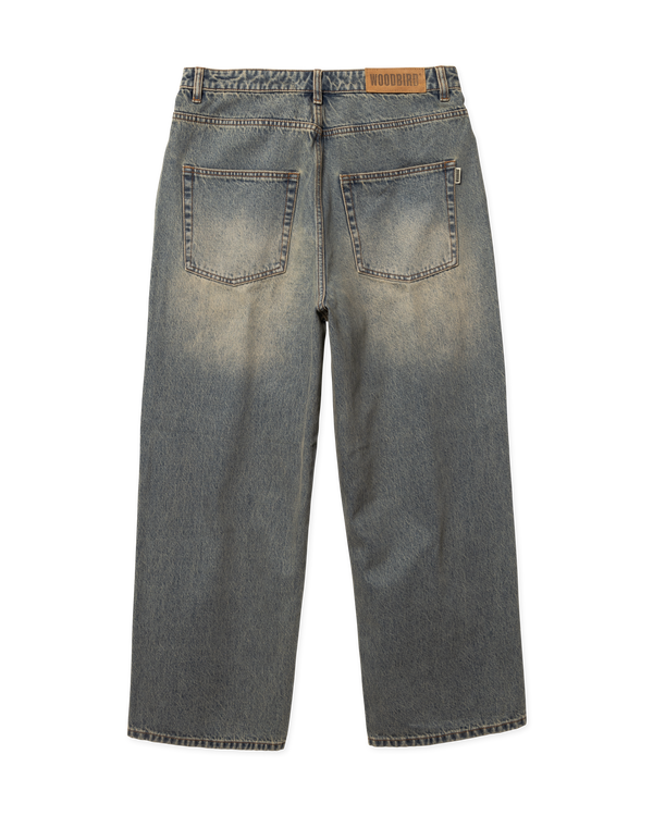 Woodbird WBYuto Aged Jeans Jeans Dark Blue