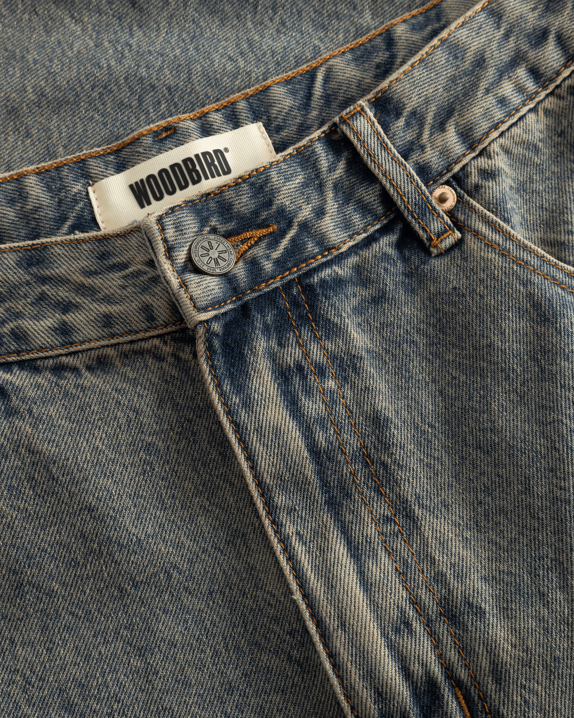 Woodbird WBYuto Aged Shorts Shorts Dark Blue