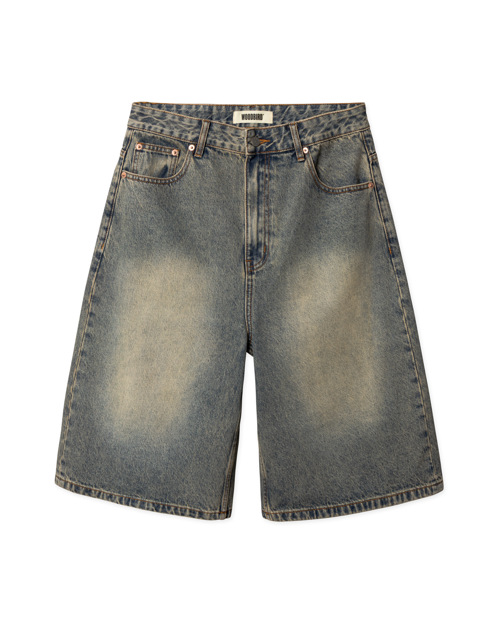 Woodbird WBYuto Aged Shorts Shorts Dark Blue