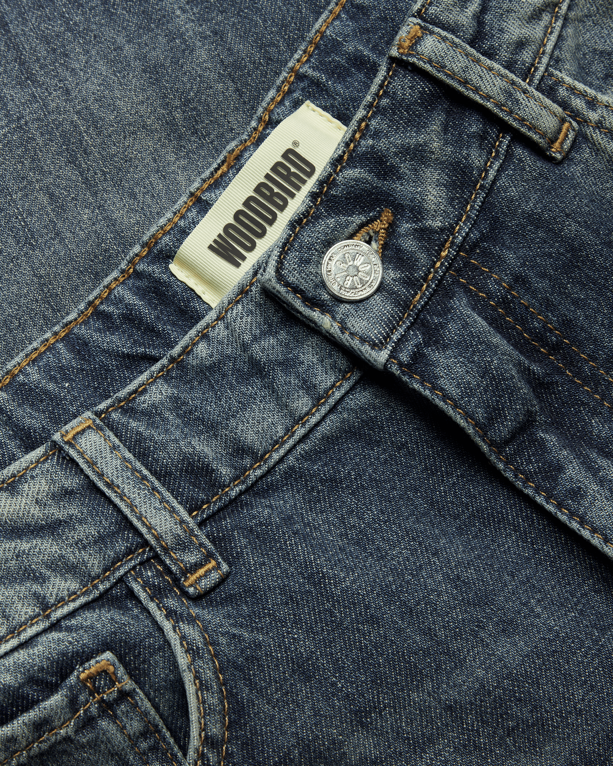 Woodbird WBYuto Freeze Jeans Jeans Washed Mid Blue