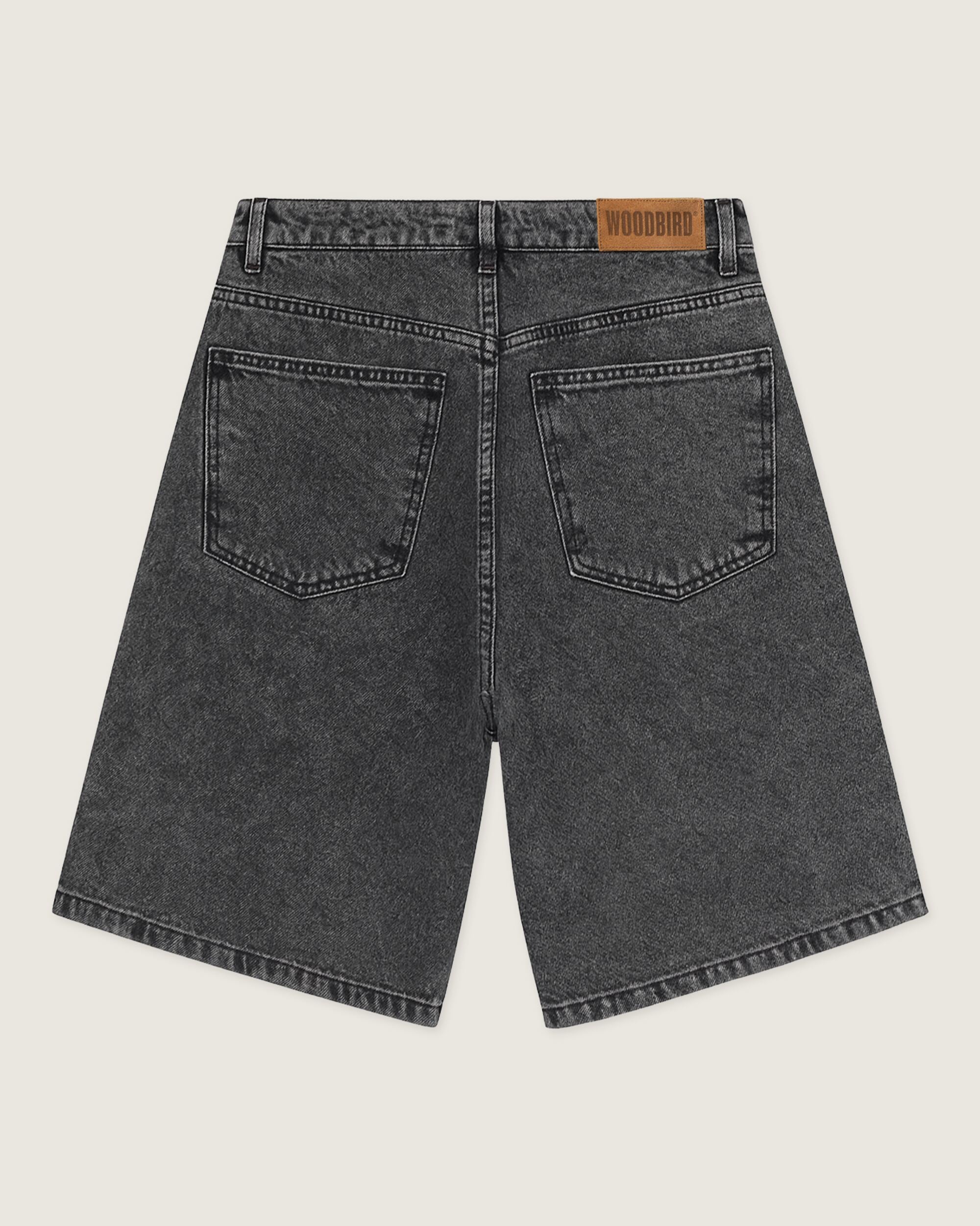 Woodbird WBYuto Thunblack Shorts Shorts Dark Grey