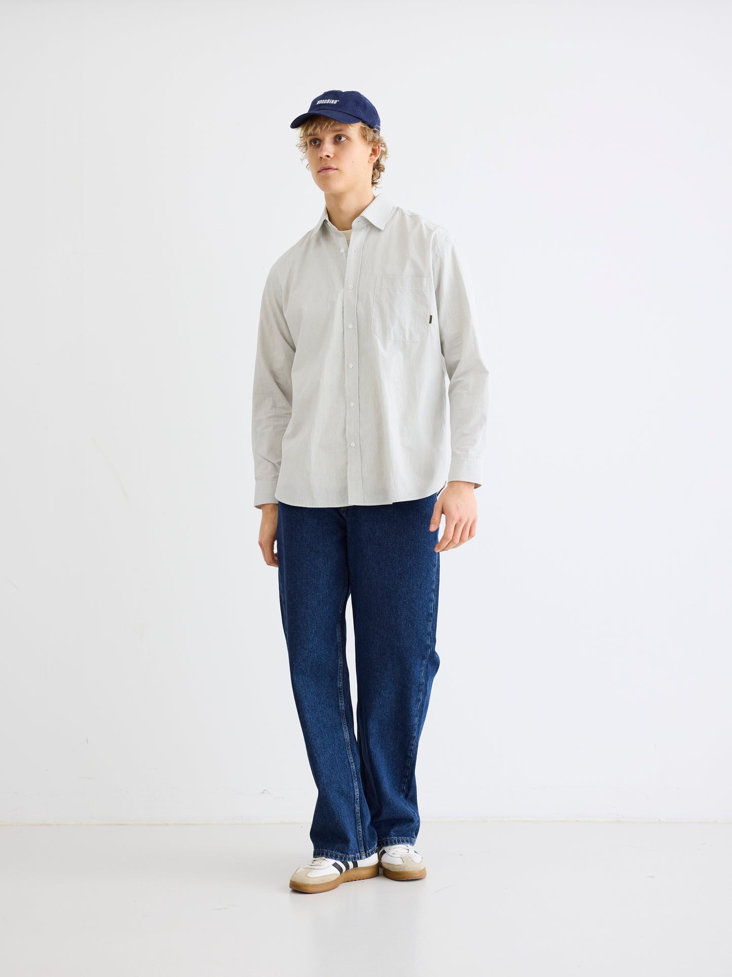 Woodbird WBYuzo Italics Shirt Shirts Off White