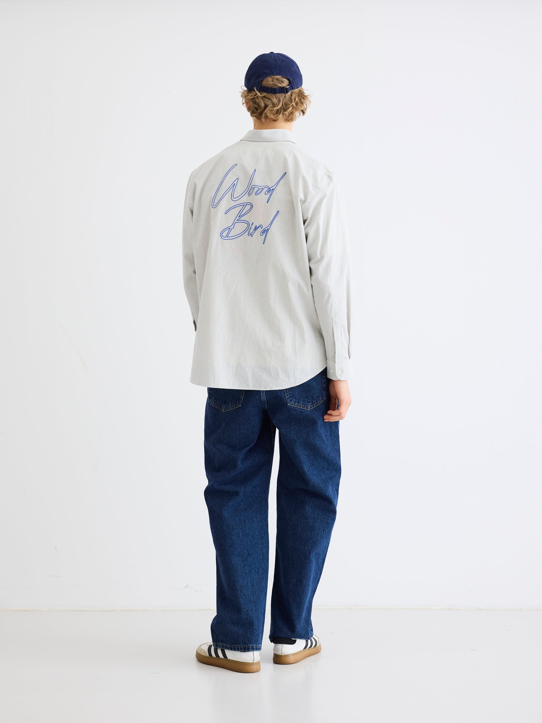 Woodbird WBYuzo Italics Shirt Shirts Off White