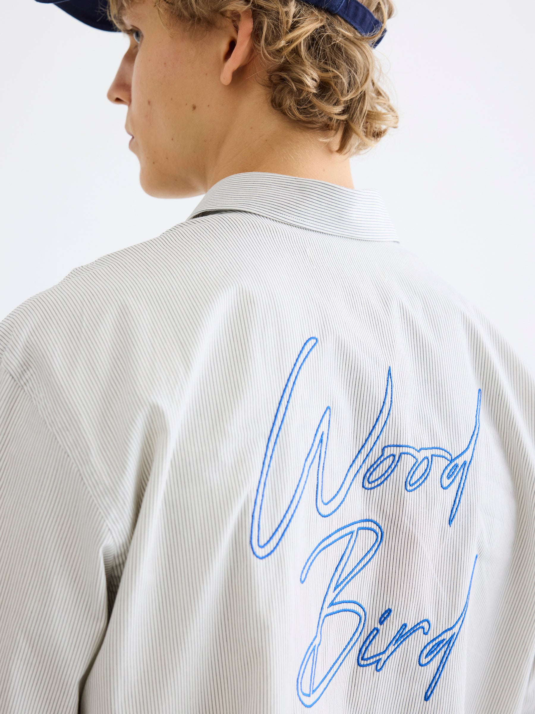 Woodbird WBYuzo Italics Shirt Shirts Off White