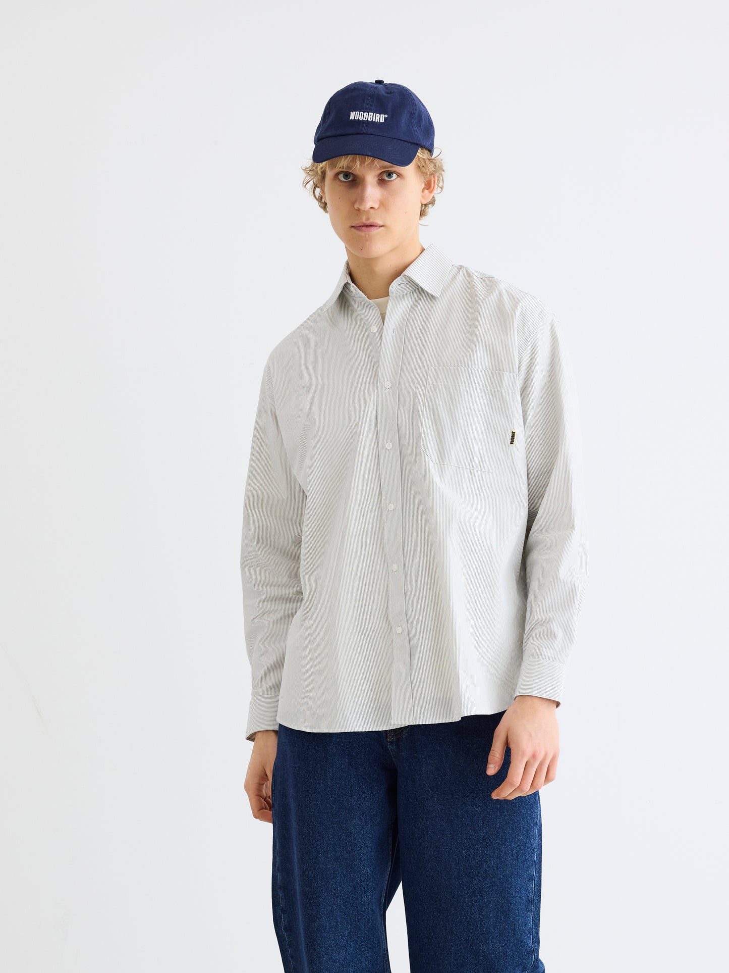 Woodbird WBYuzo Italics Shirt Shirts Off White